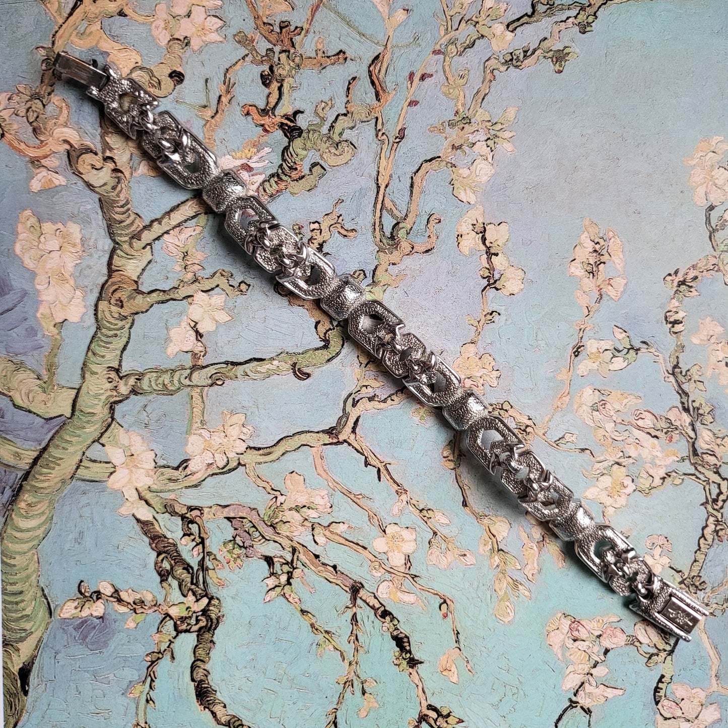Bracelet - Attwood and Sawyer Art Deco Black and White Crystals Bracelet