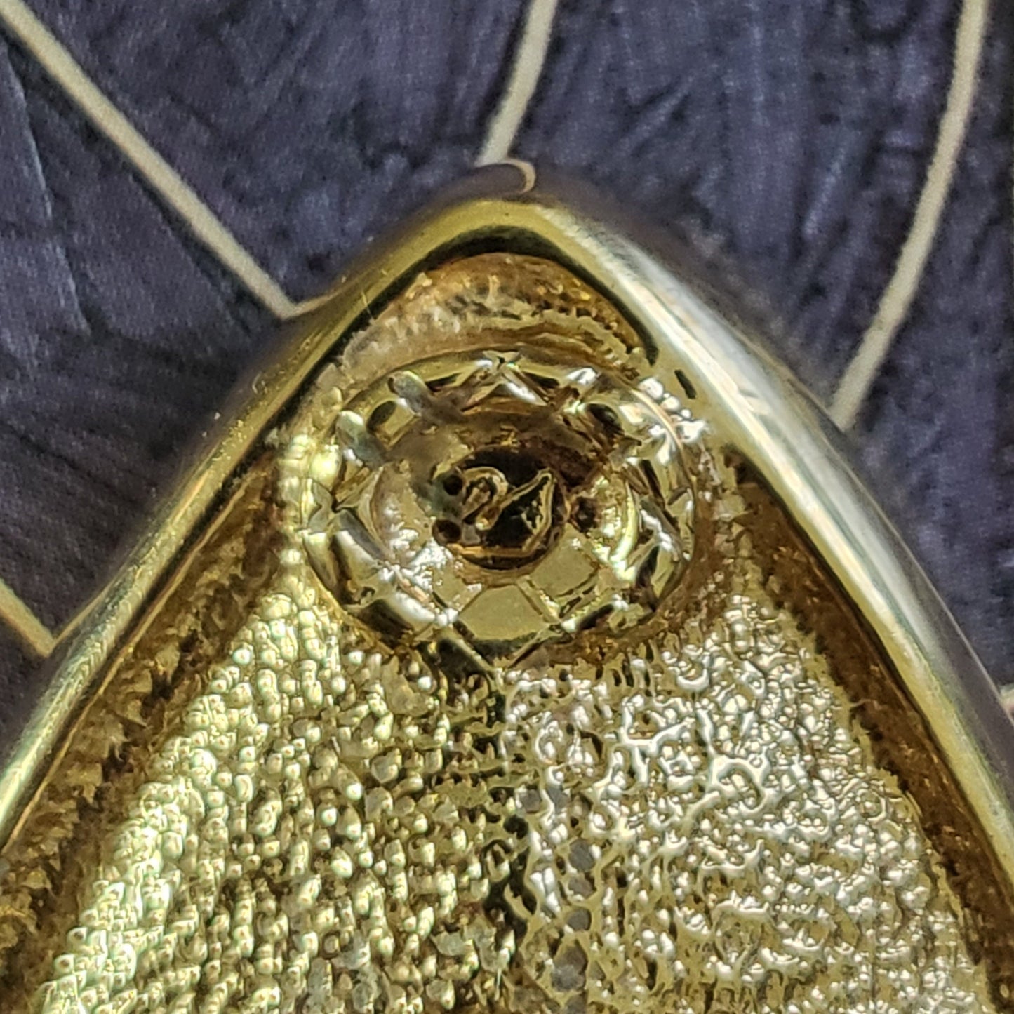 Clip on - Vintage Swarovski Triangular Crystal Clip On Earrings