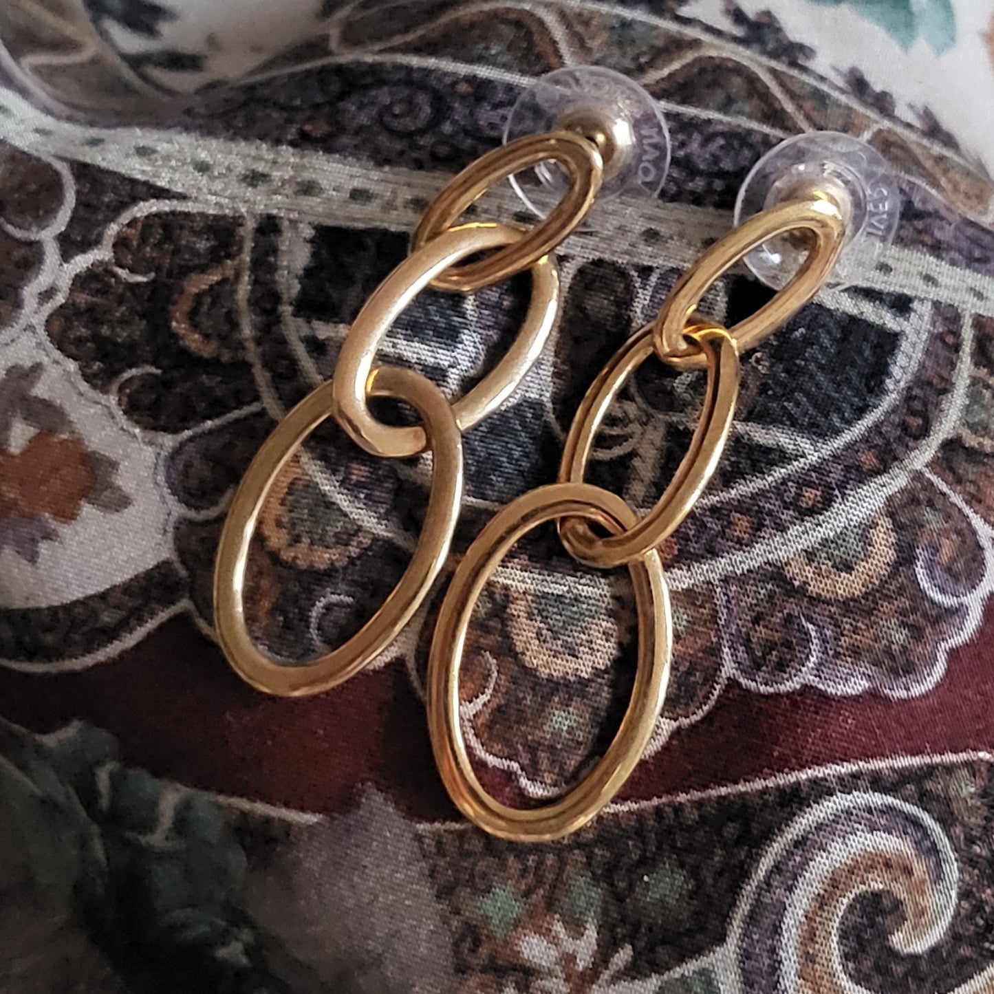 Posts - Joan Rivers Gold Loops Drop Earrings