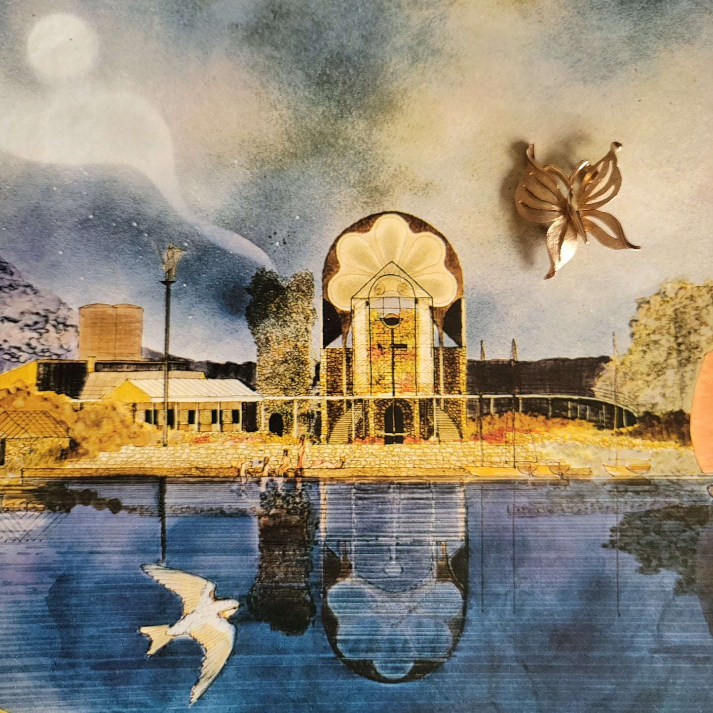 Brooch - Trifari Gold Butterfly Brooch