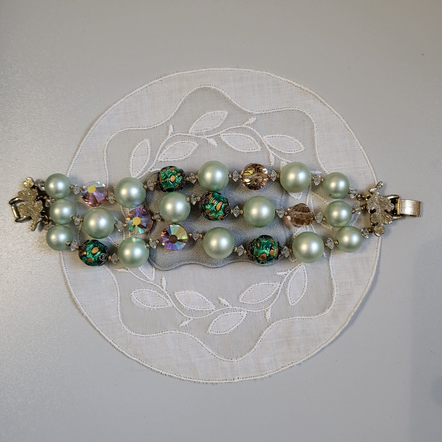 Bracelet - Vendome Green Beads Bracelet
