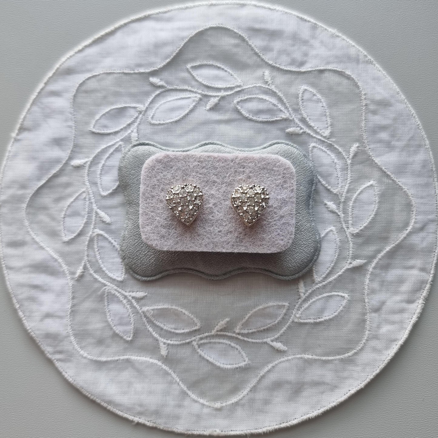 Posts - Swarovski Crystal Heart Stud Earrings