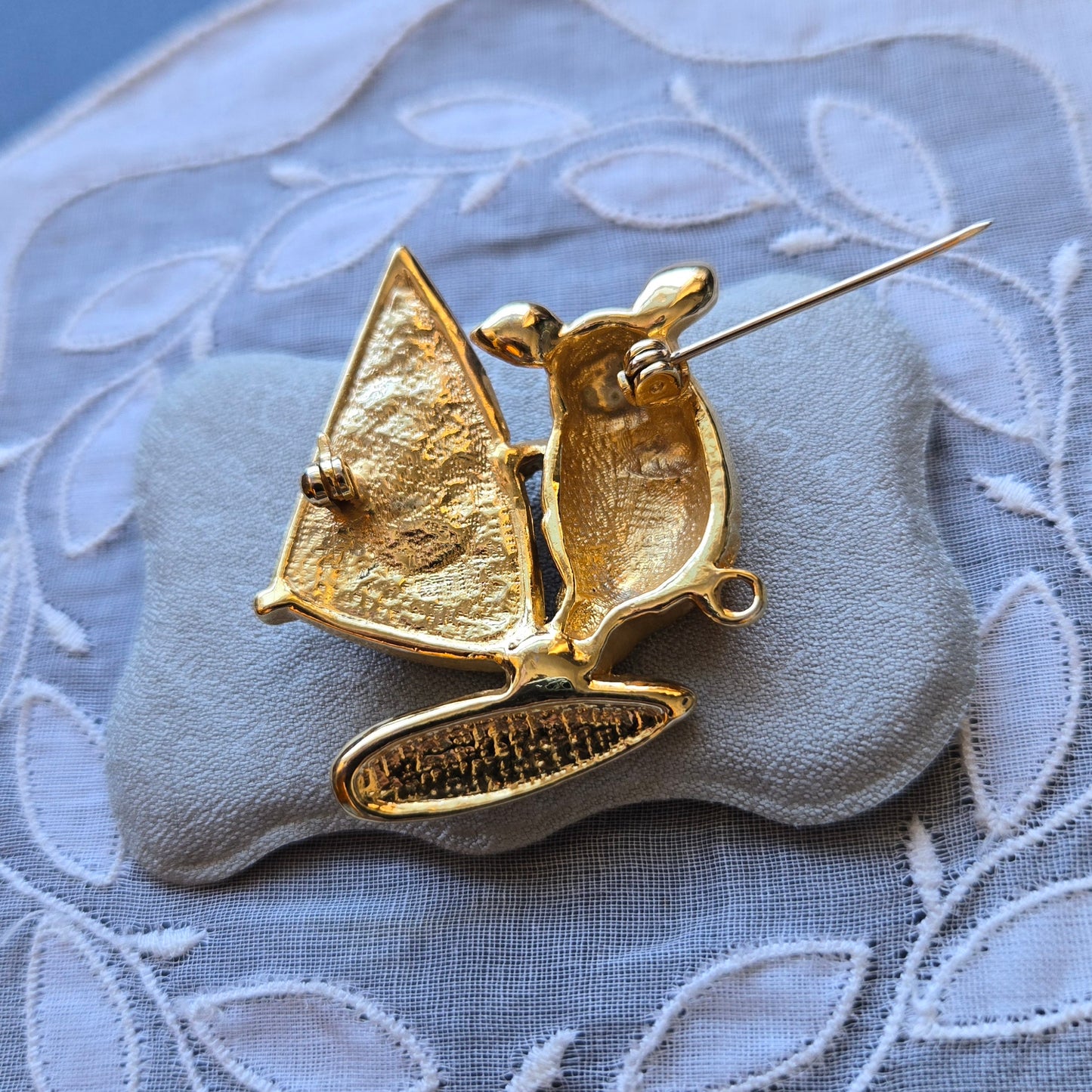 Brooch - Multicolour Enamel and Crystals Surfing Pig Brooch