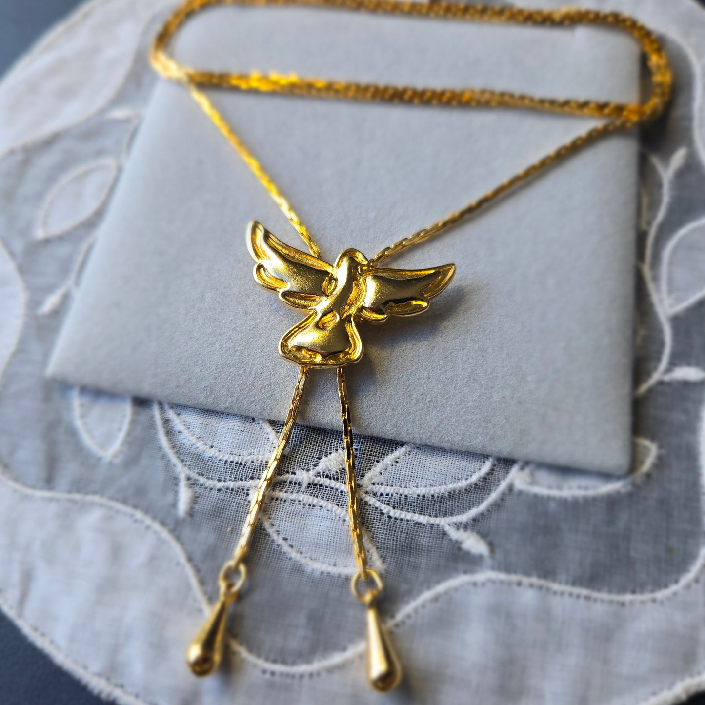 Necklace - Gold Heart Locket Pendant Necklace