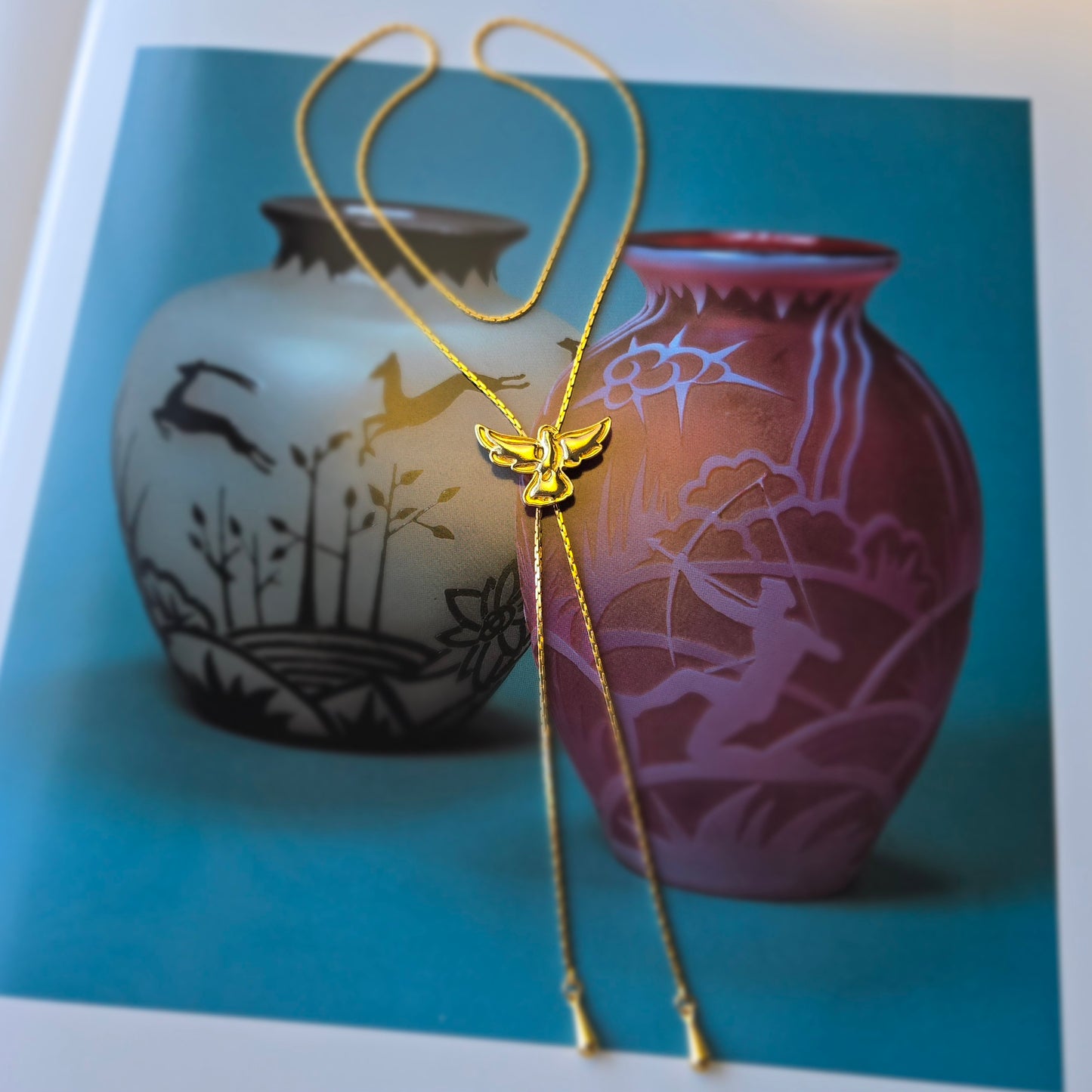 Necklace - Gold Heart Locket Pendant Necklace