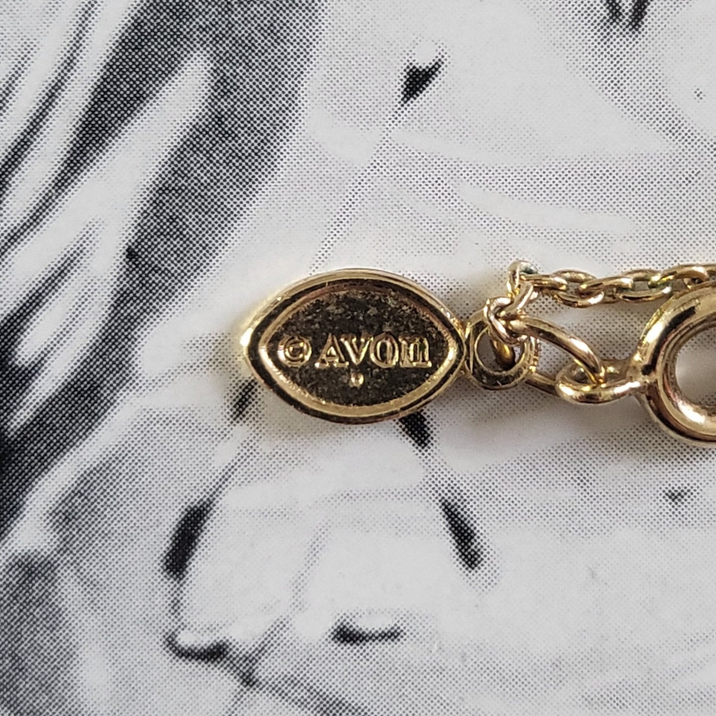 Necklace - Vintage Avon Purple Crystal Necklace