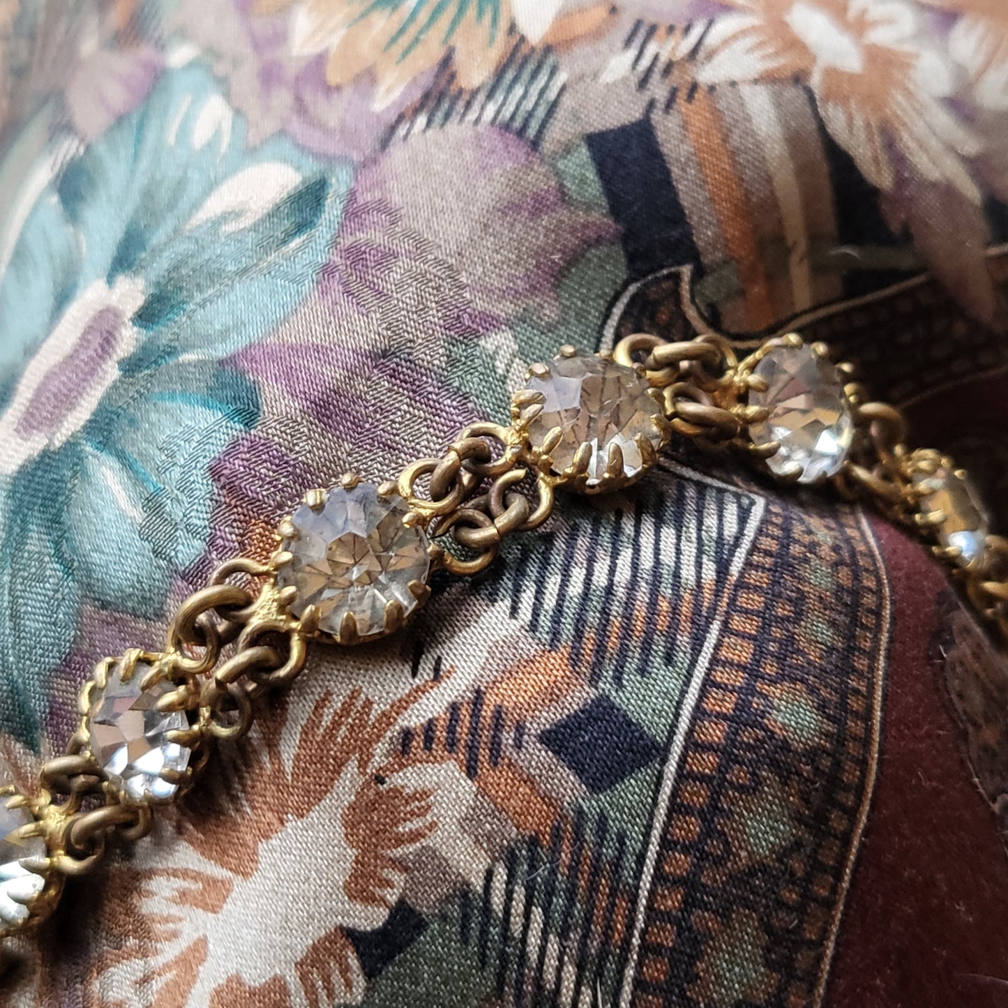 Bracelet - Vintage Paste Tennis Link Bracelet