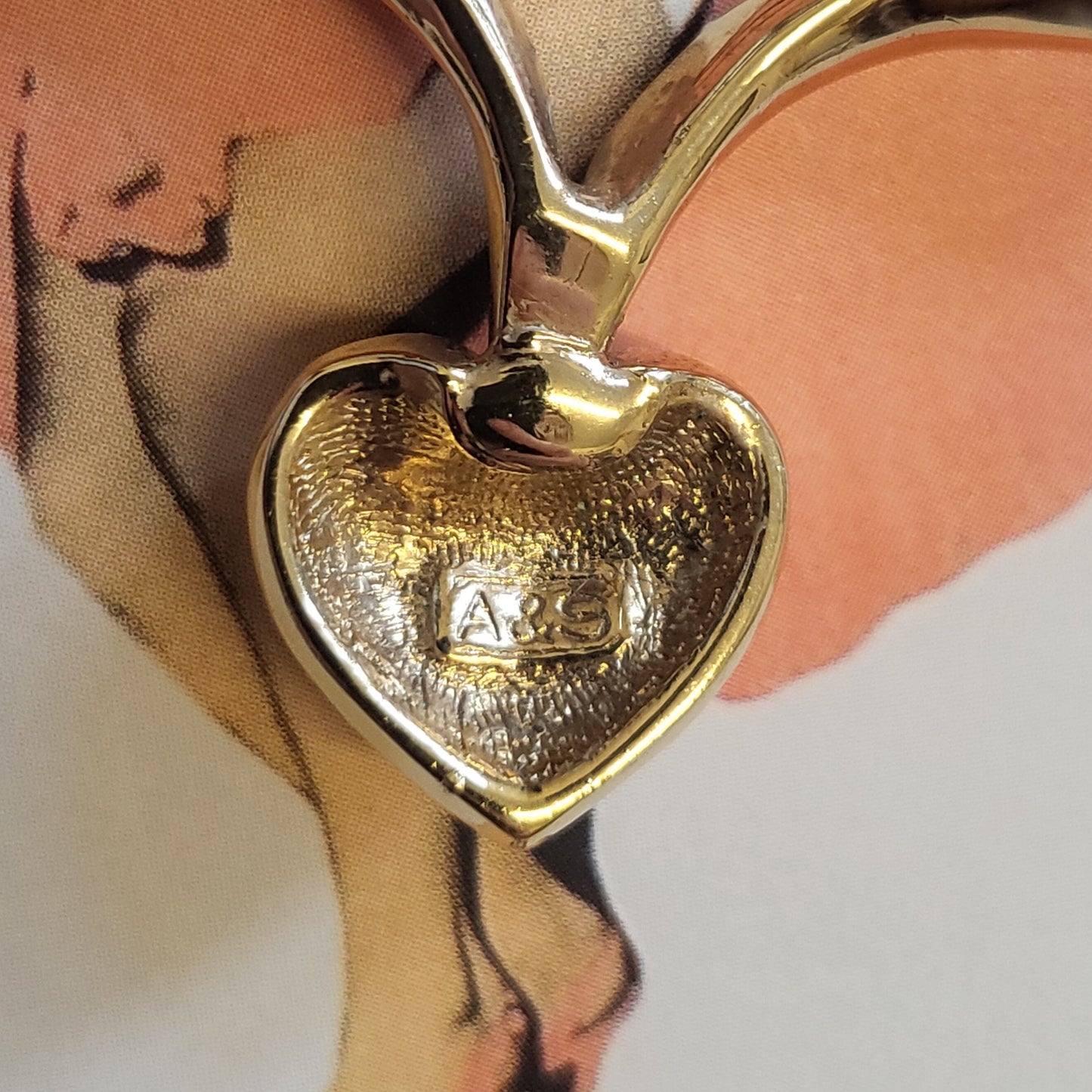 Set - Attwood and Sawyer Crystal Hearts Necklace and Stud Earrings