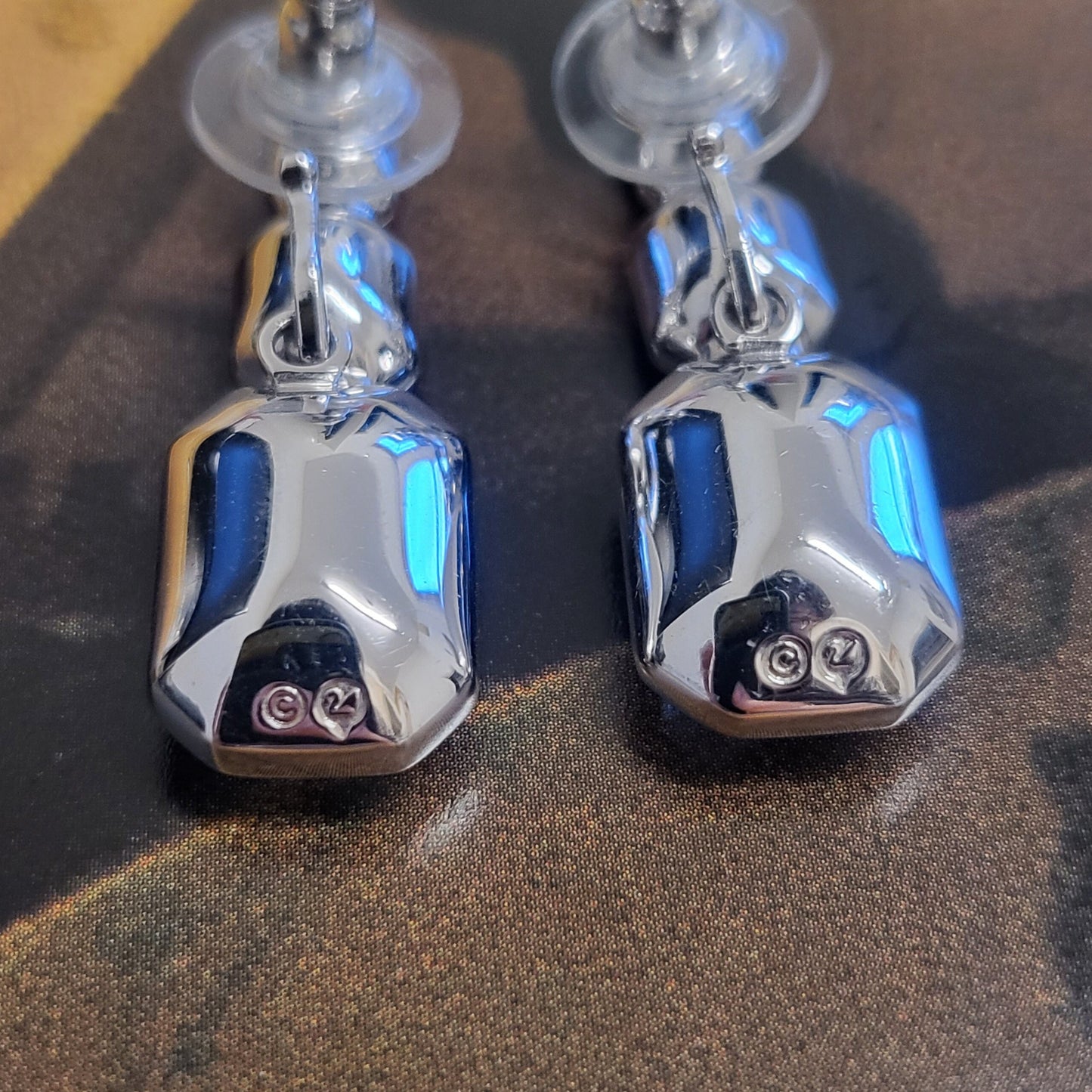 Posts - Swarovski Crystal Triple Drop Stud Earrings