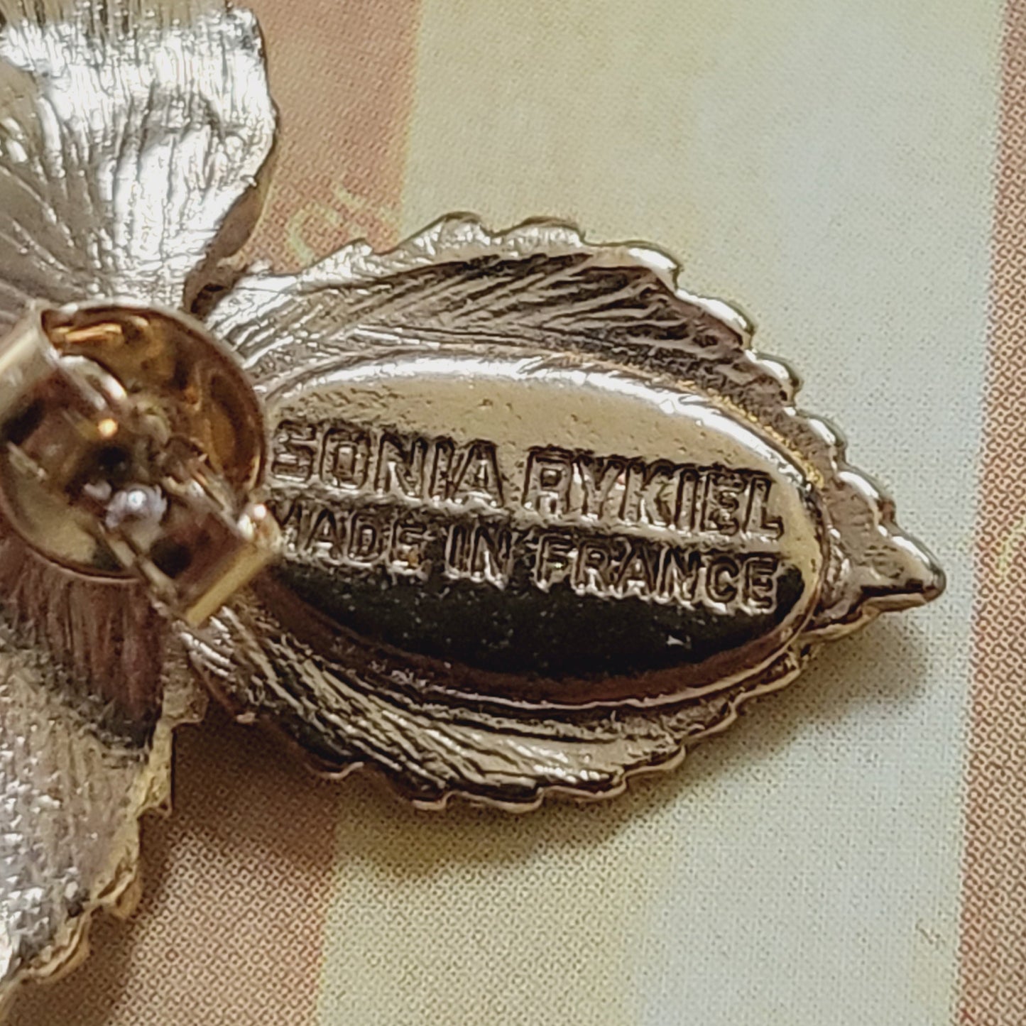 Posts - Sonia Rykiel Crystal Leaf Stud Earrings