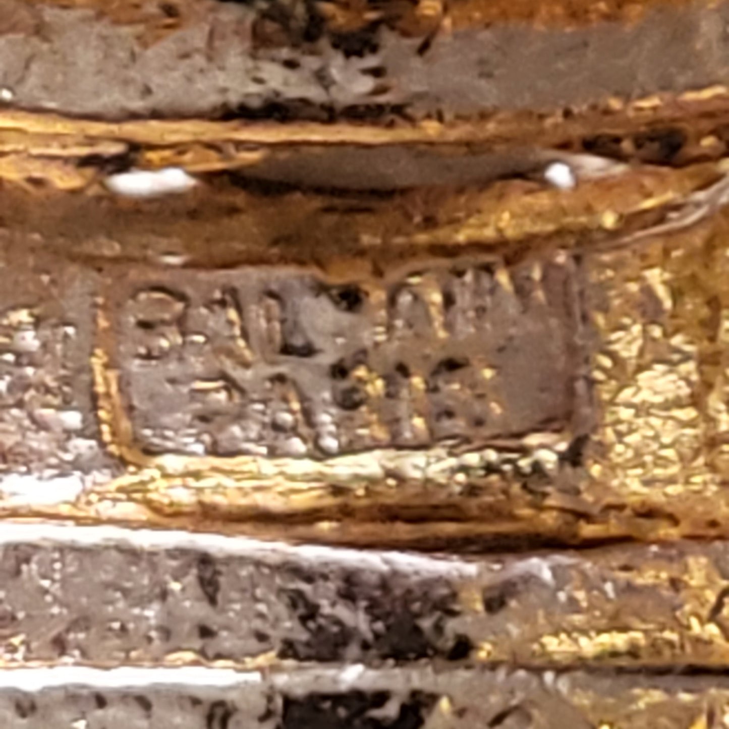 Clip on - Balmain Gold Square Clip on Earrings