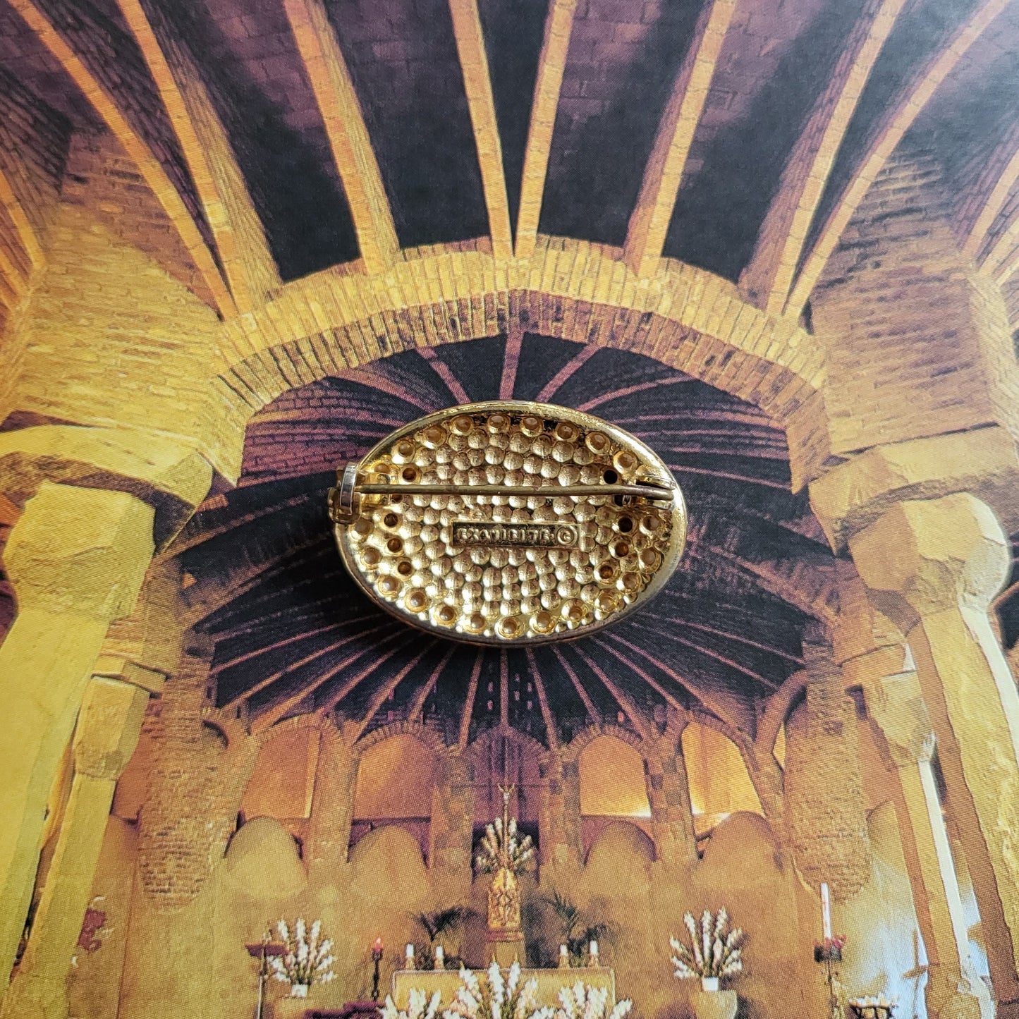 Brooch - Exquisite Black Mourning Brooch