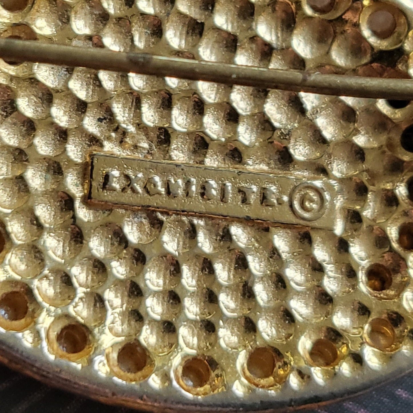 Brooch - Exquisite Black Mourning Brooch