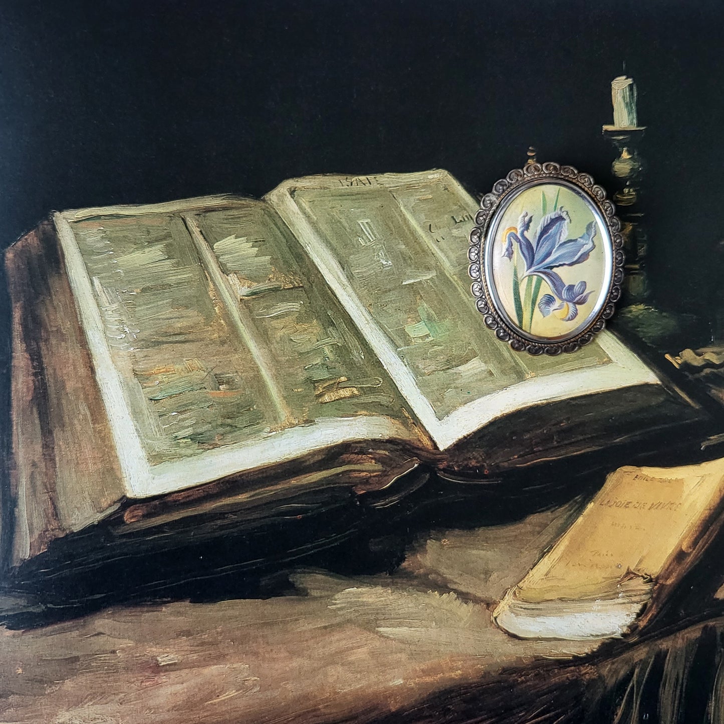 Brooch - Vintage Thomas L. Mott TLM Iris Brooch