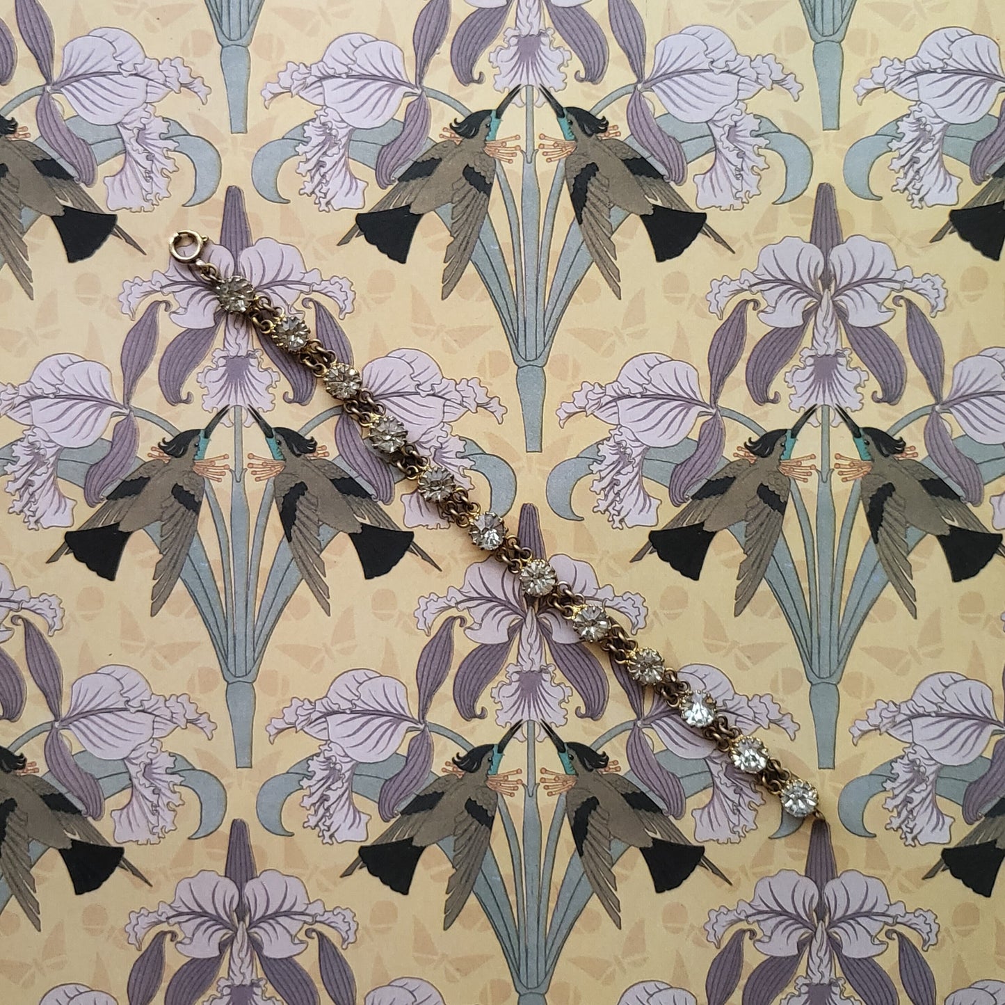 Bracelet - Vintage Paste Tennis Link Bracelet