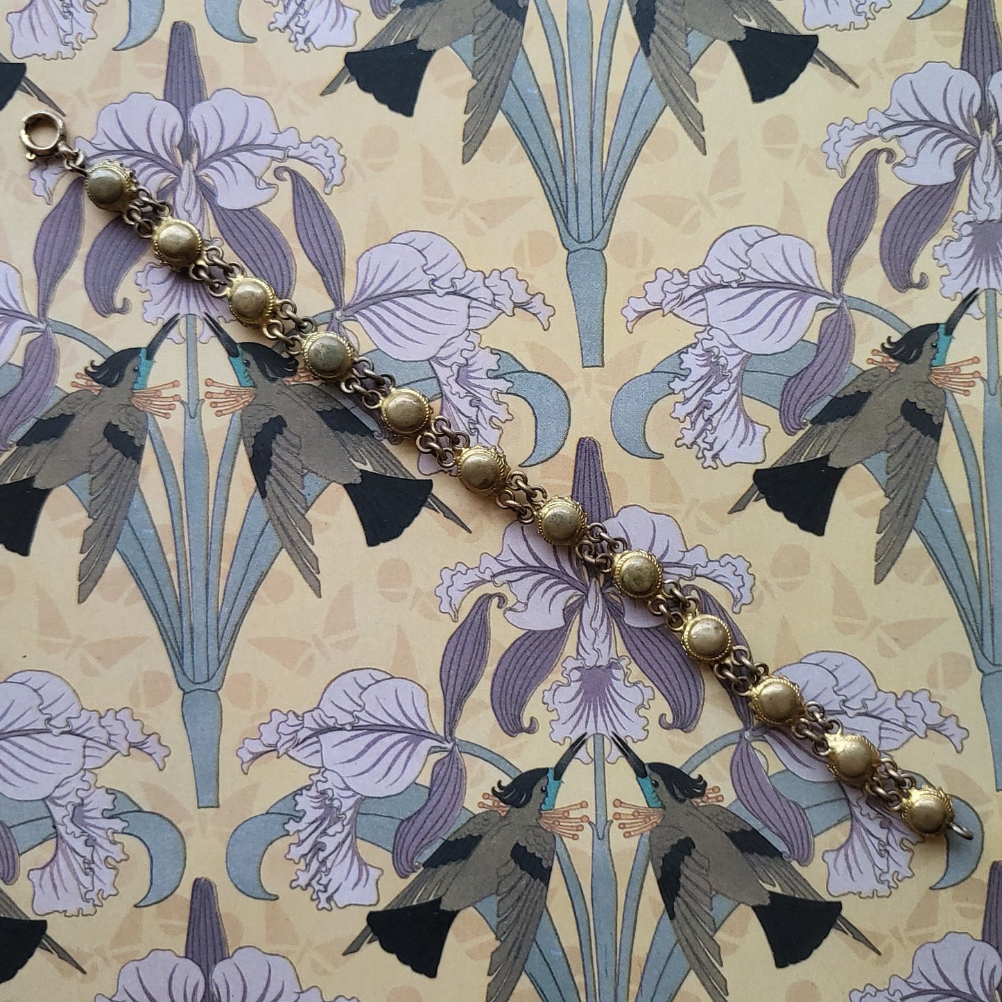 Bracelet - Vintage Paste Tennis Link Bracelet