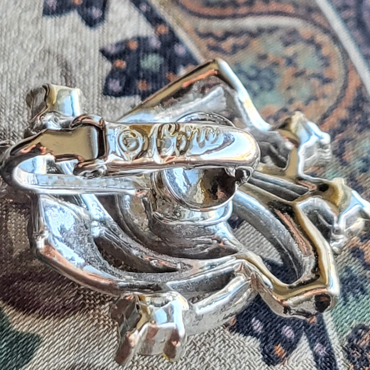 Clip on - Coro Ice Blue Crystal Clip on Earrings