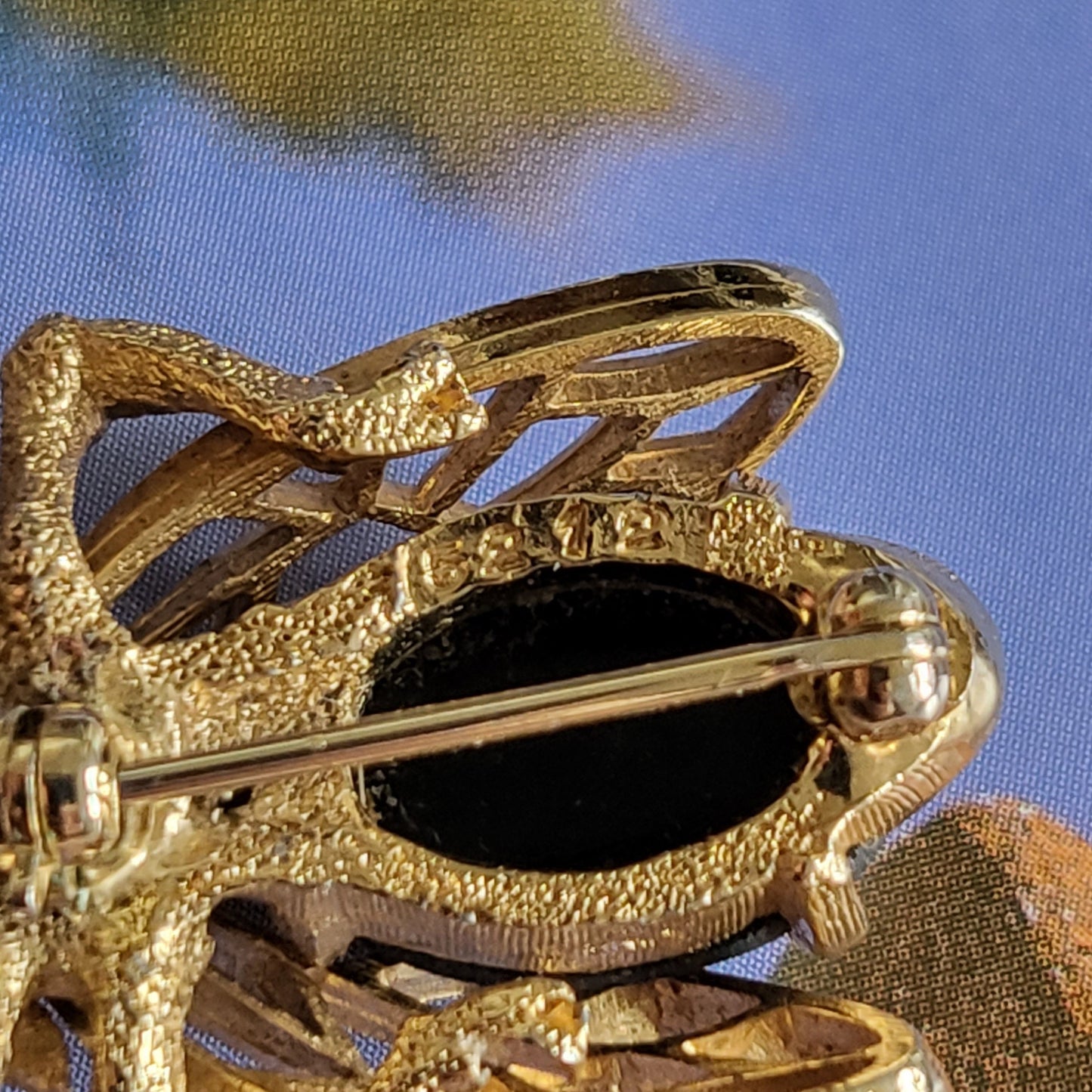 Brooch - Sphinx Black Jelly Belly Cicada Brooch/Pendant