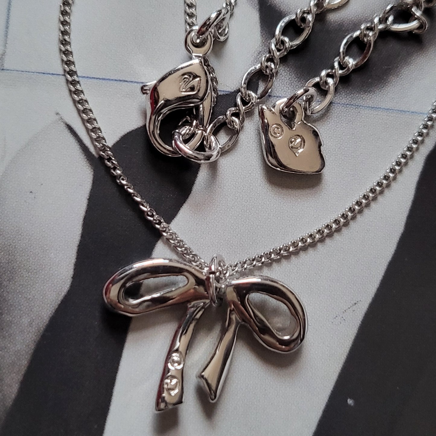 Necklace - Swarovski Crystal Bow Necklace