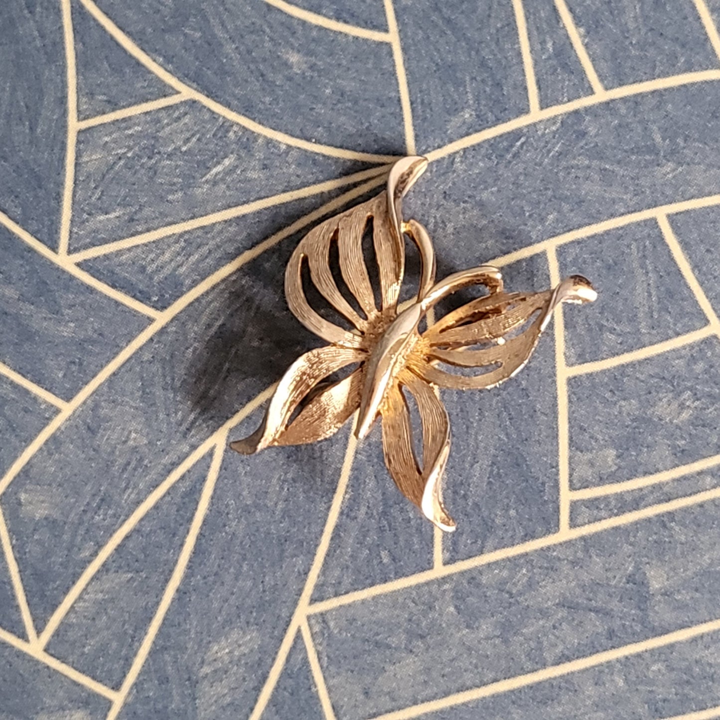Brooch - Trifari Gold Butterfly Brooch