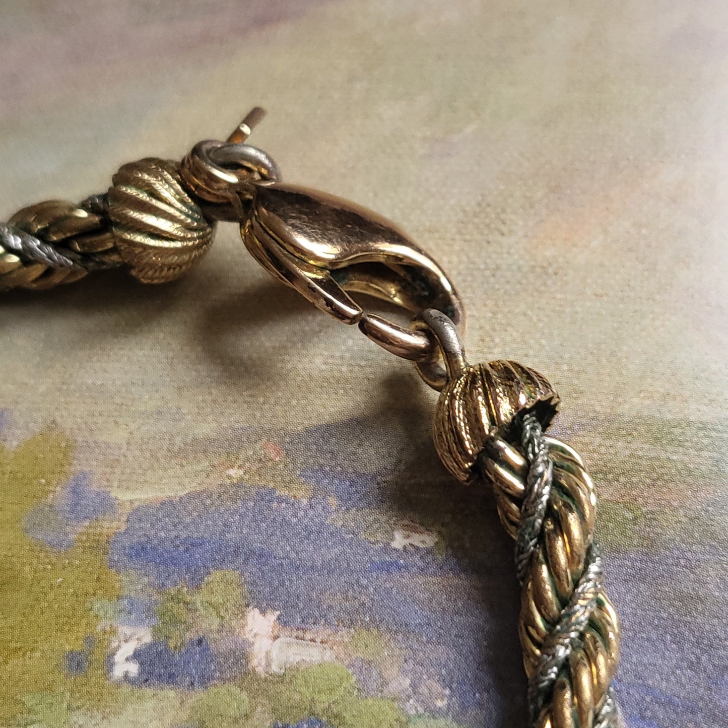 Necklace - Burberrys Mixed Metal Rope Chain Necklace