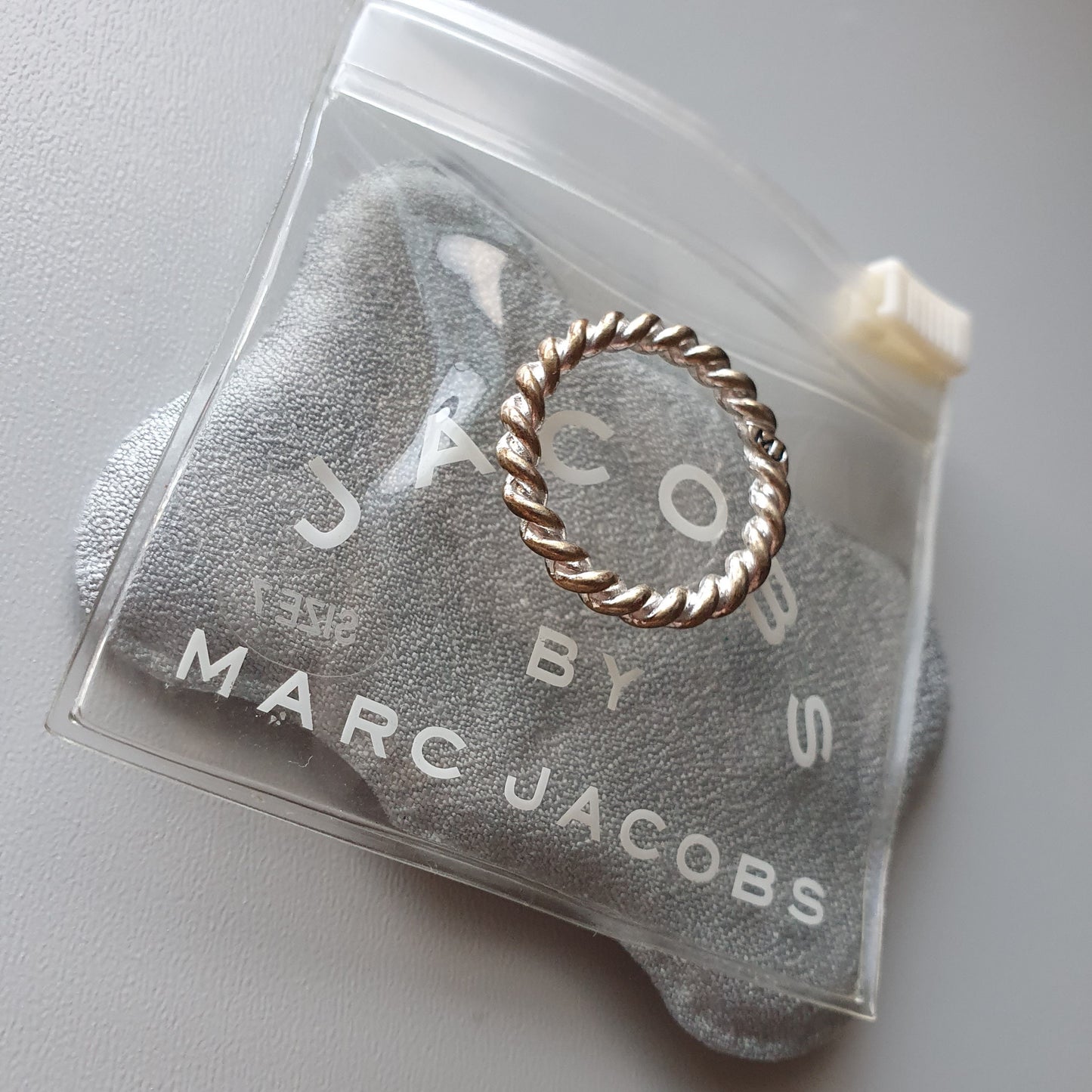 Ring - Jacobs by Marc Jacobs Silver Tone Twist Ring