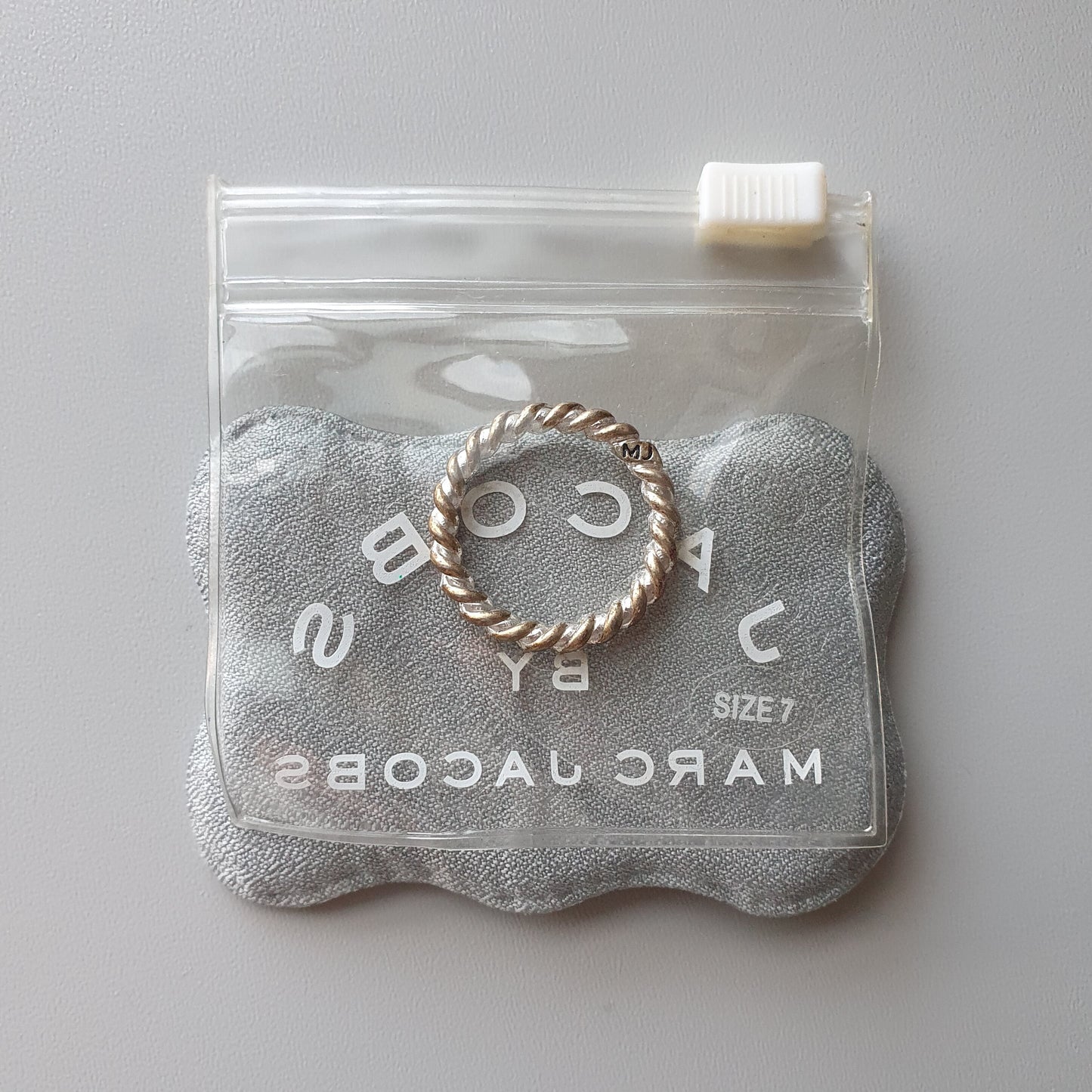 Ring - Jacobs by Marc Jacobs Silver Tone Twist Ring