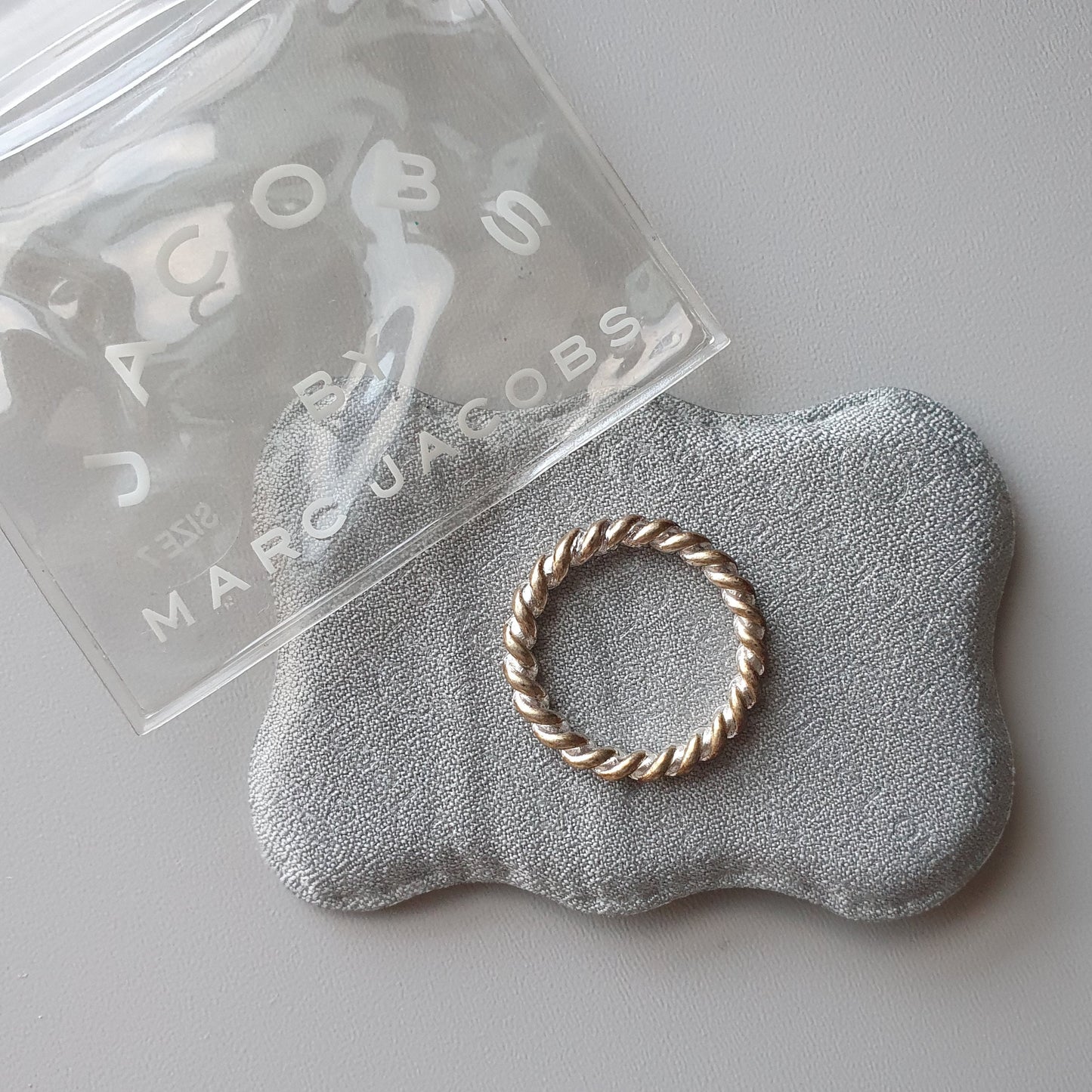 Ring - Jacobs by Marc Jacobs Silver Tone Twist Ring