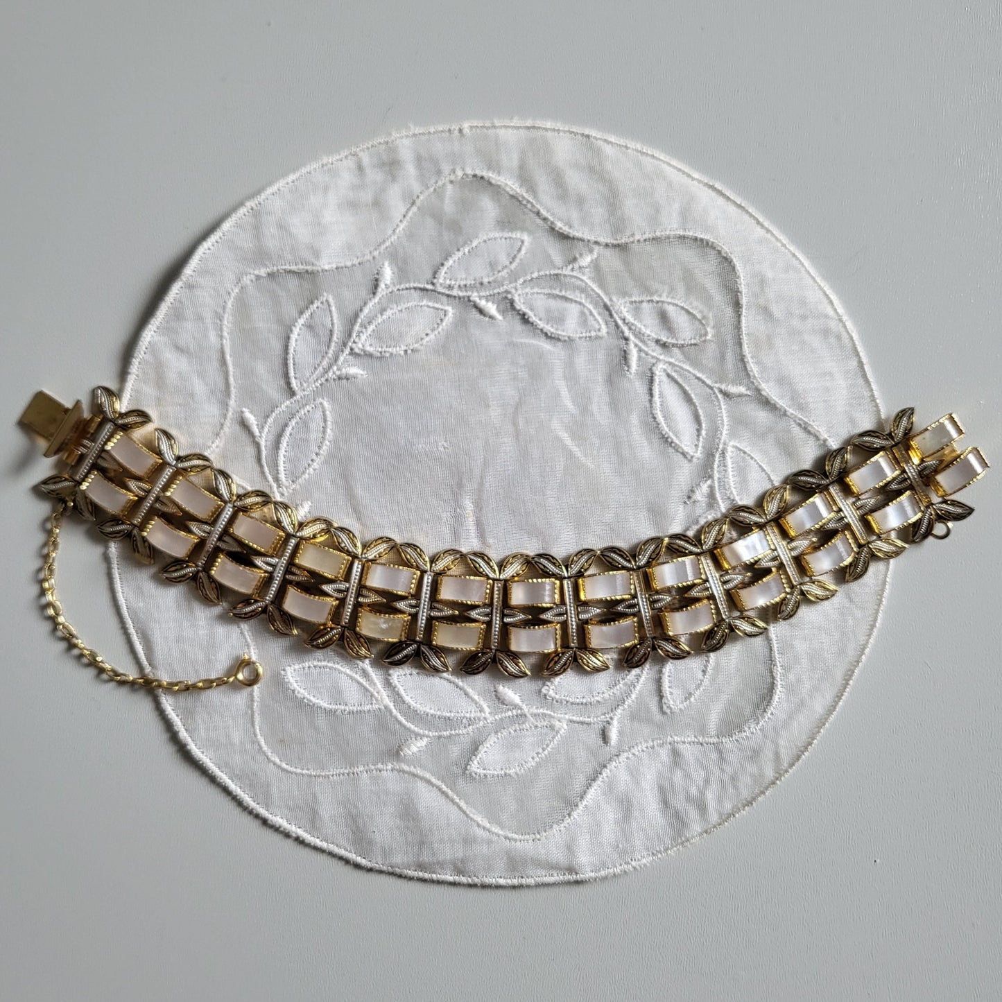 Bracelet - Mother of Pearl Damascene Bracelet