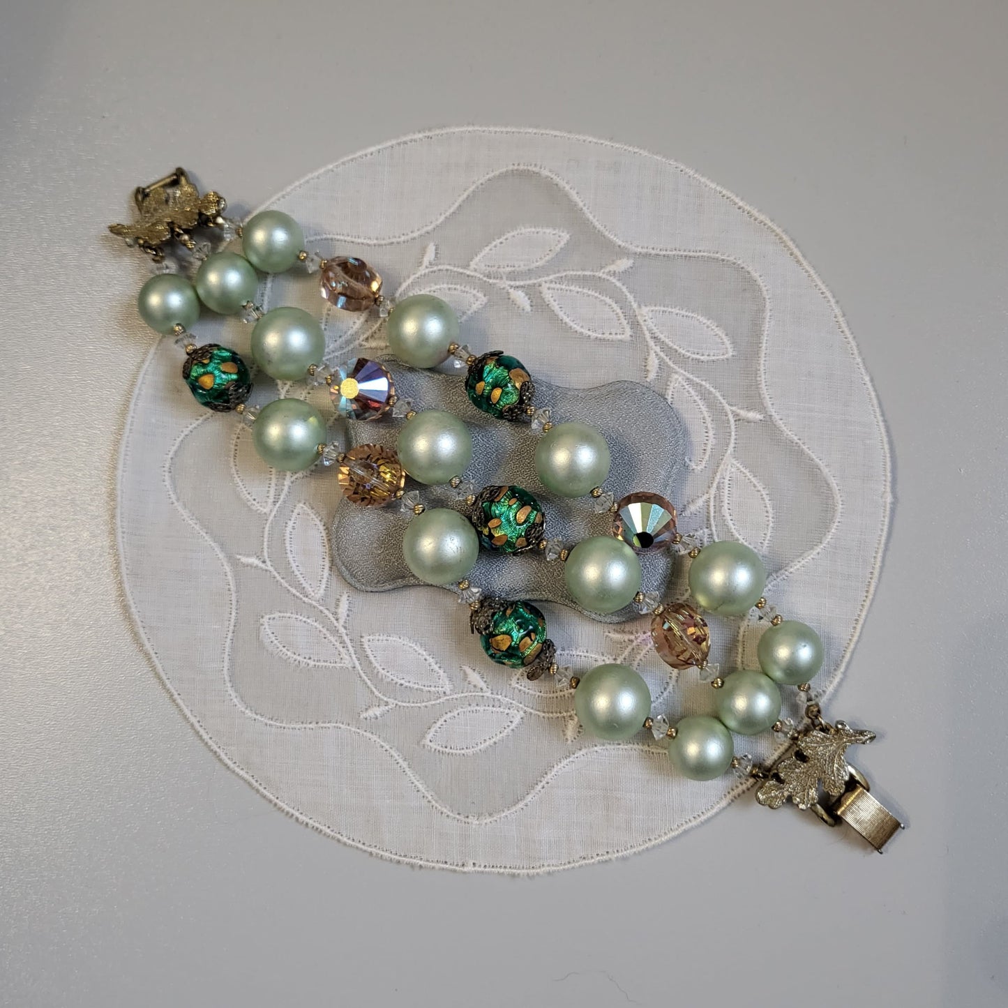 Bracelet - Vendome Green Beads Bracelet