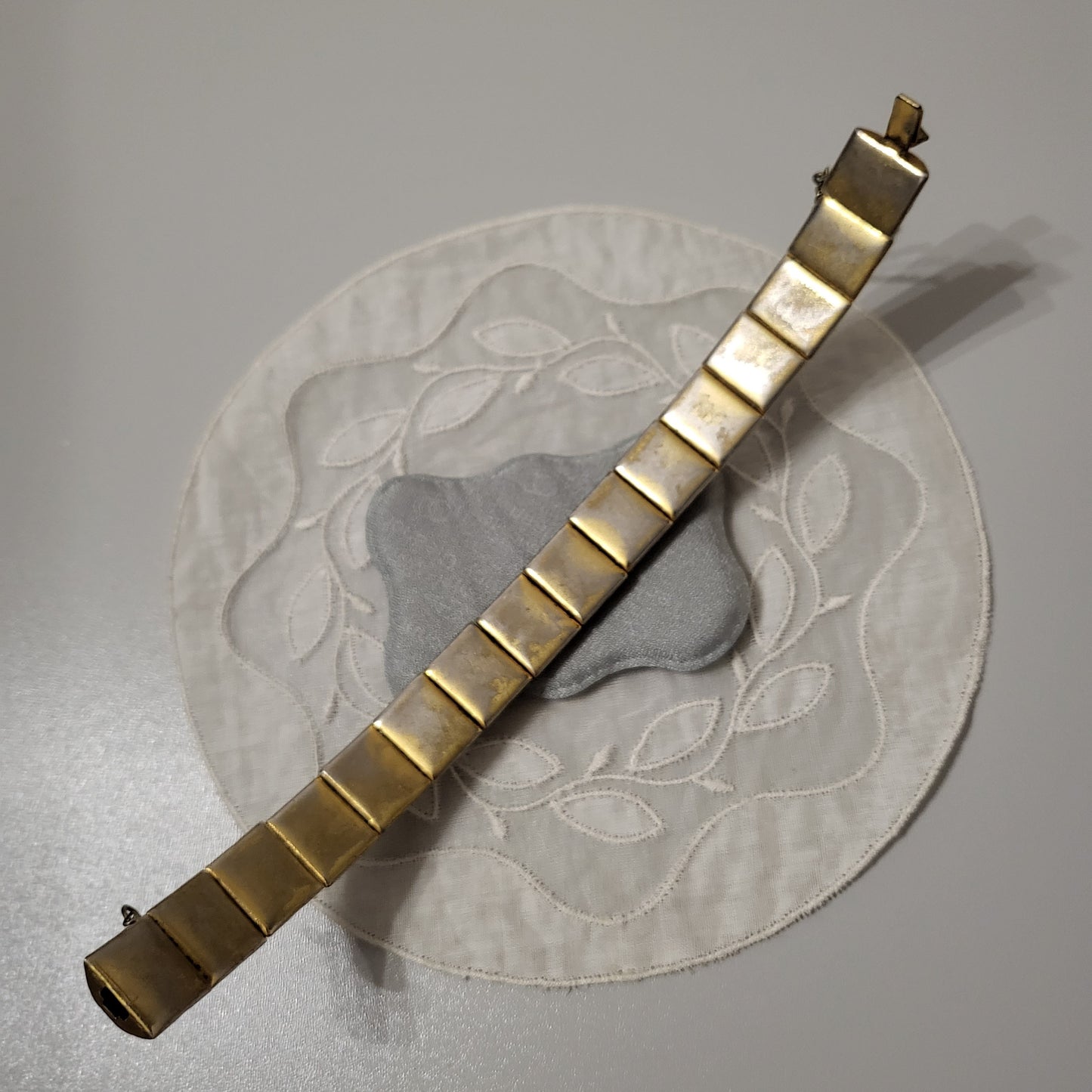 Bracelet - Mother of Pearl Damascene Panel Bracelet