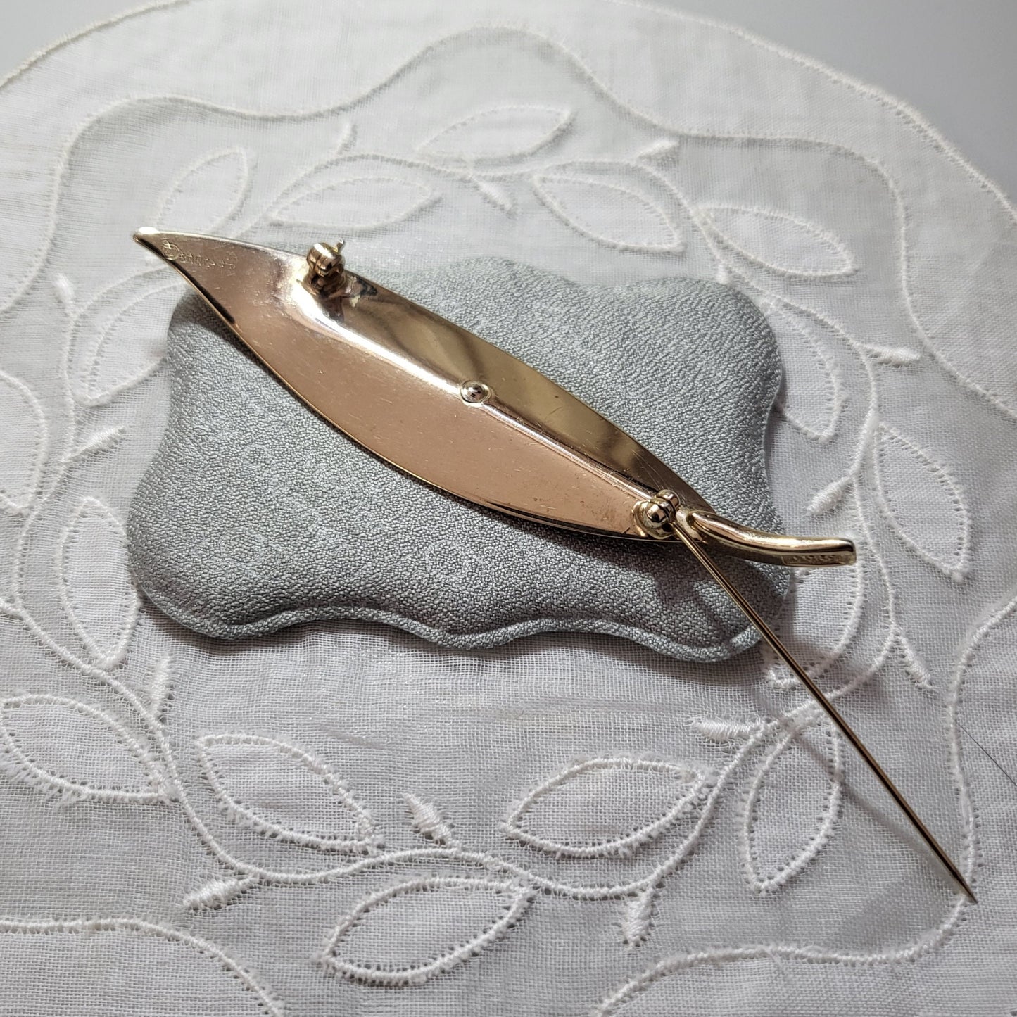 Brooch - Marcel Boucher Gold Leaf Brooch