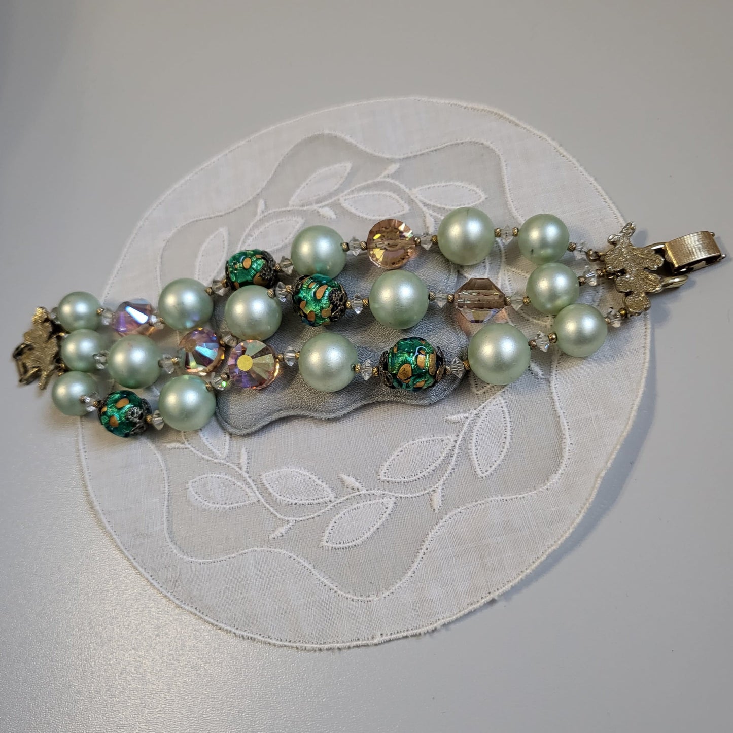 Bracelet - Vendome Green Beads Bracelet