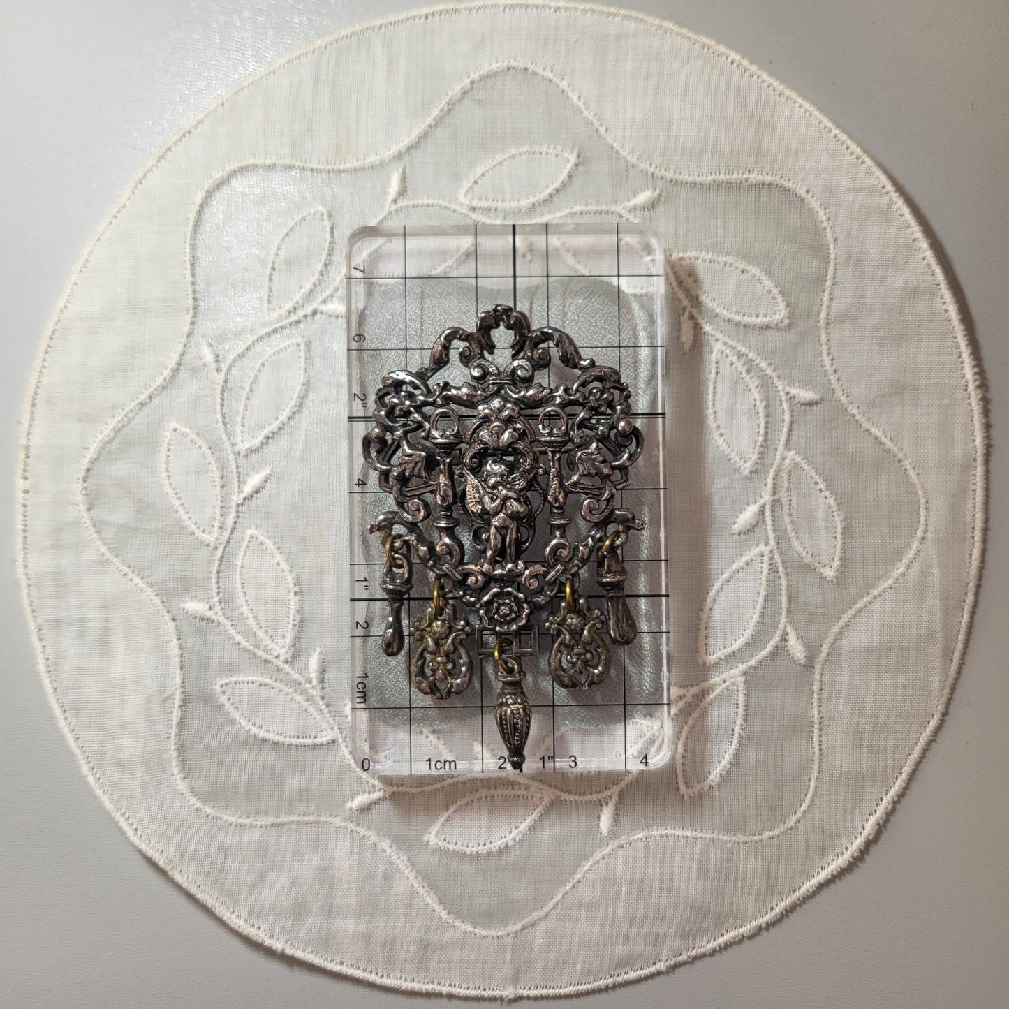 Brooch -Miracle Creation Rococo Cherub Brooch