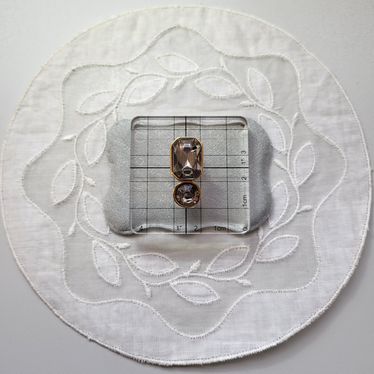 Posts - TAT Grey Crystals Post Earrings