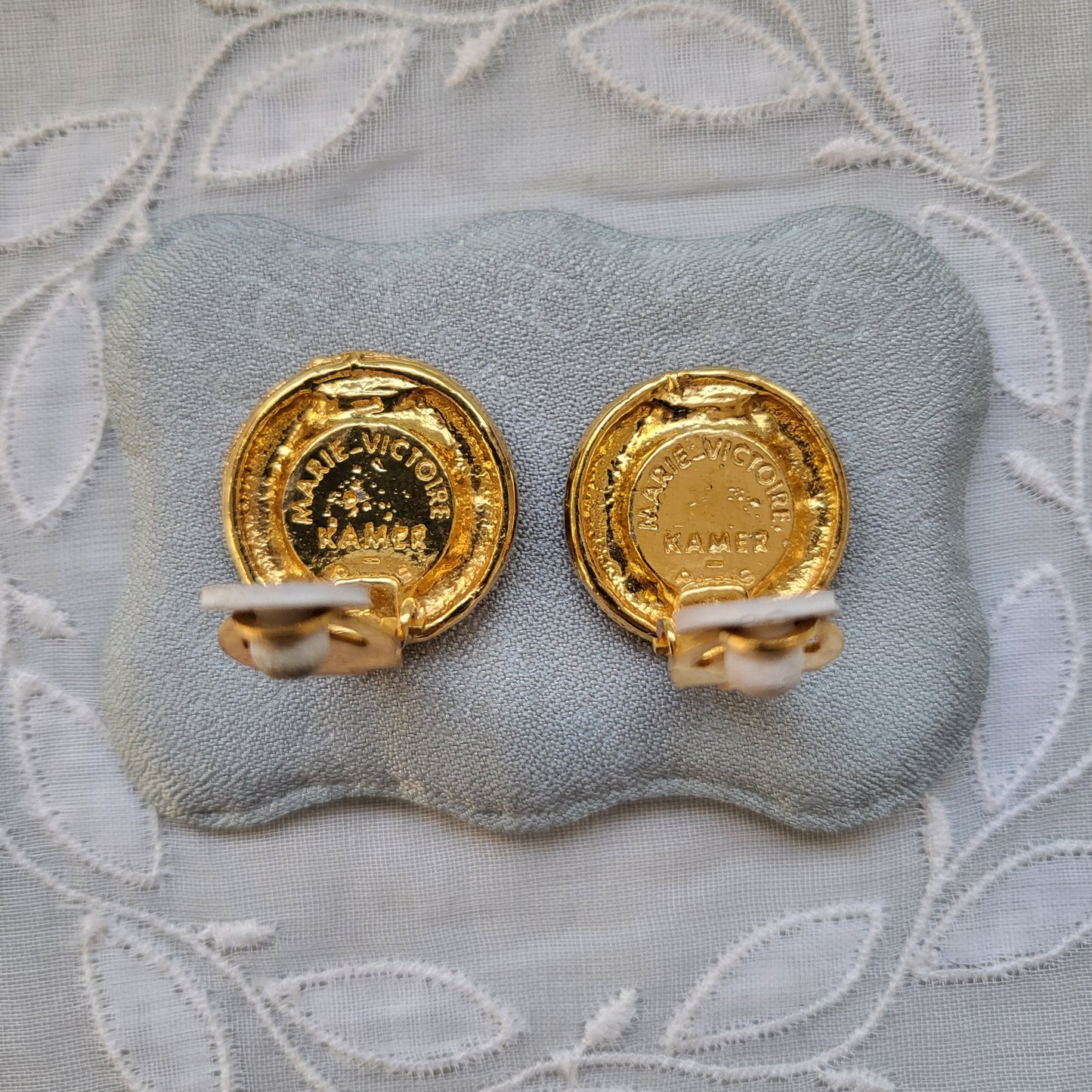 Clip on - Marie Victoire Kamer Roman Coin Earrings