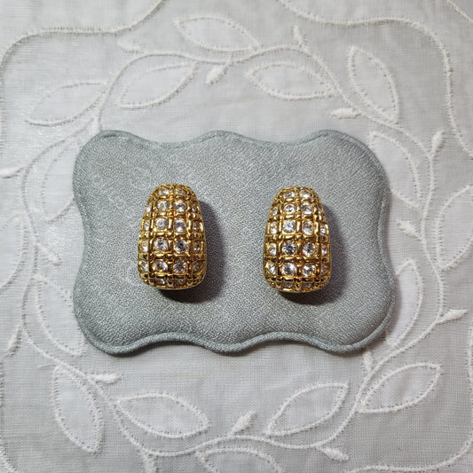 Clip on - Swarovski Crystal Cluster Clip On Earrings