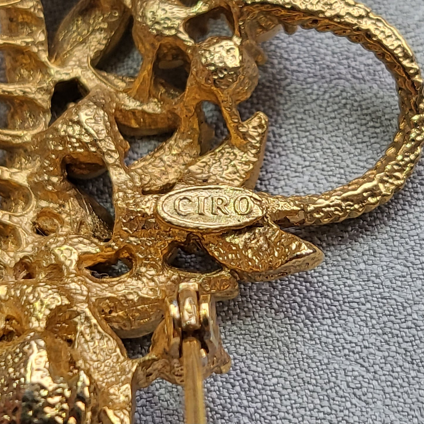 Brooch - Ciro Multicoloured Crystals and Pearls Flower Basket Brooch