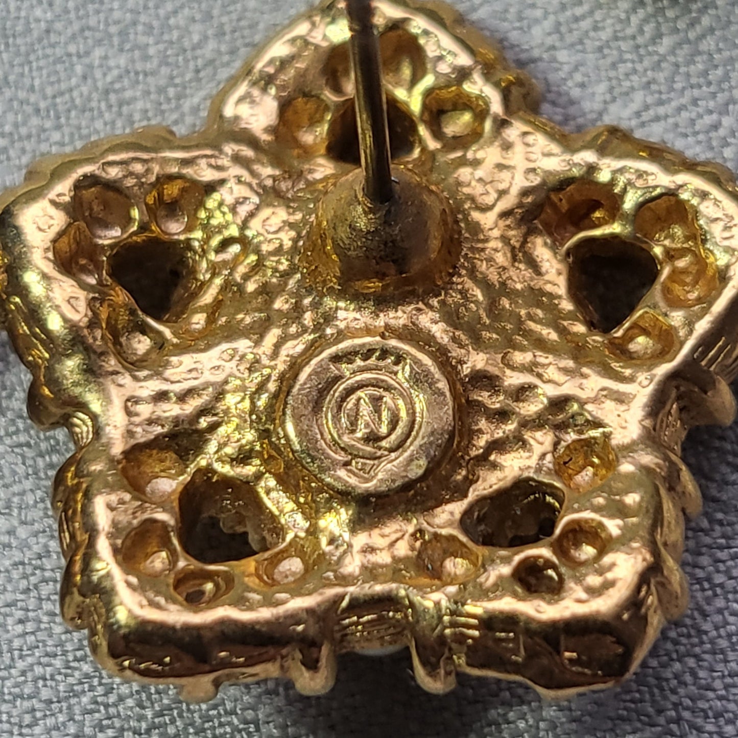 Posts - Pearl and Crystal Star Stud Earrings