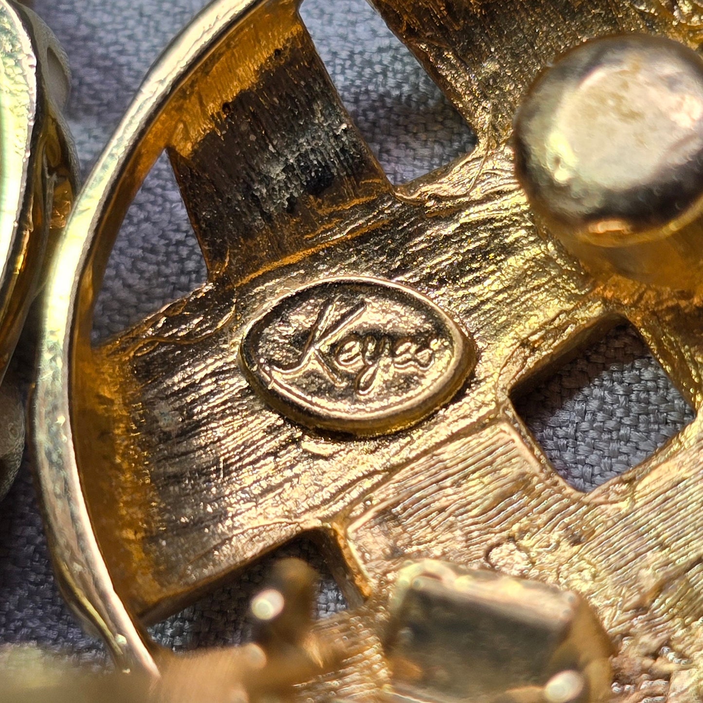 Clip on - Keyes White Enamel Clip on Earrings