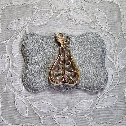 Brooch - Sarah Coventry Gold Pear Brooch