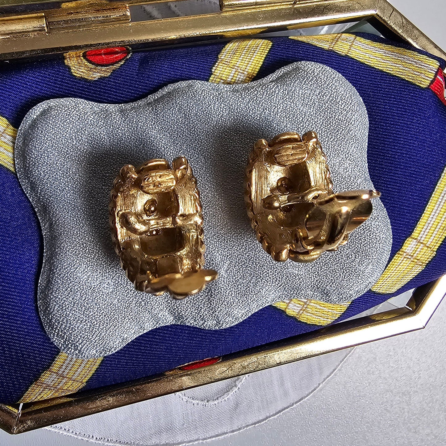 Clip on - Crystal Half Hoop Clip On Earrings