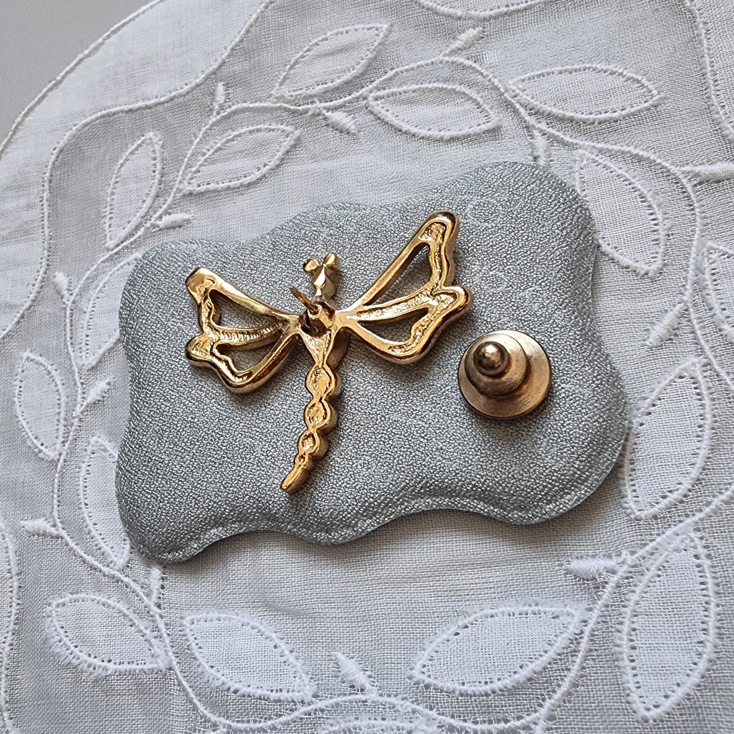 Pin - Aurora Borealis Crystal Dragonfly Pin Brooch