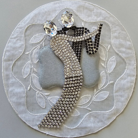 Brooch - Butler and Wilson Dancing Couple Brooch