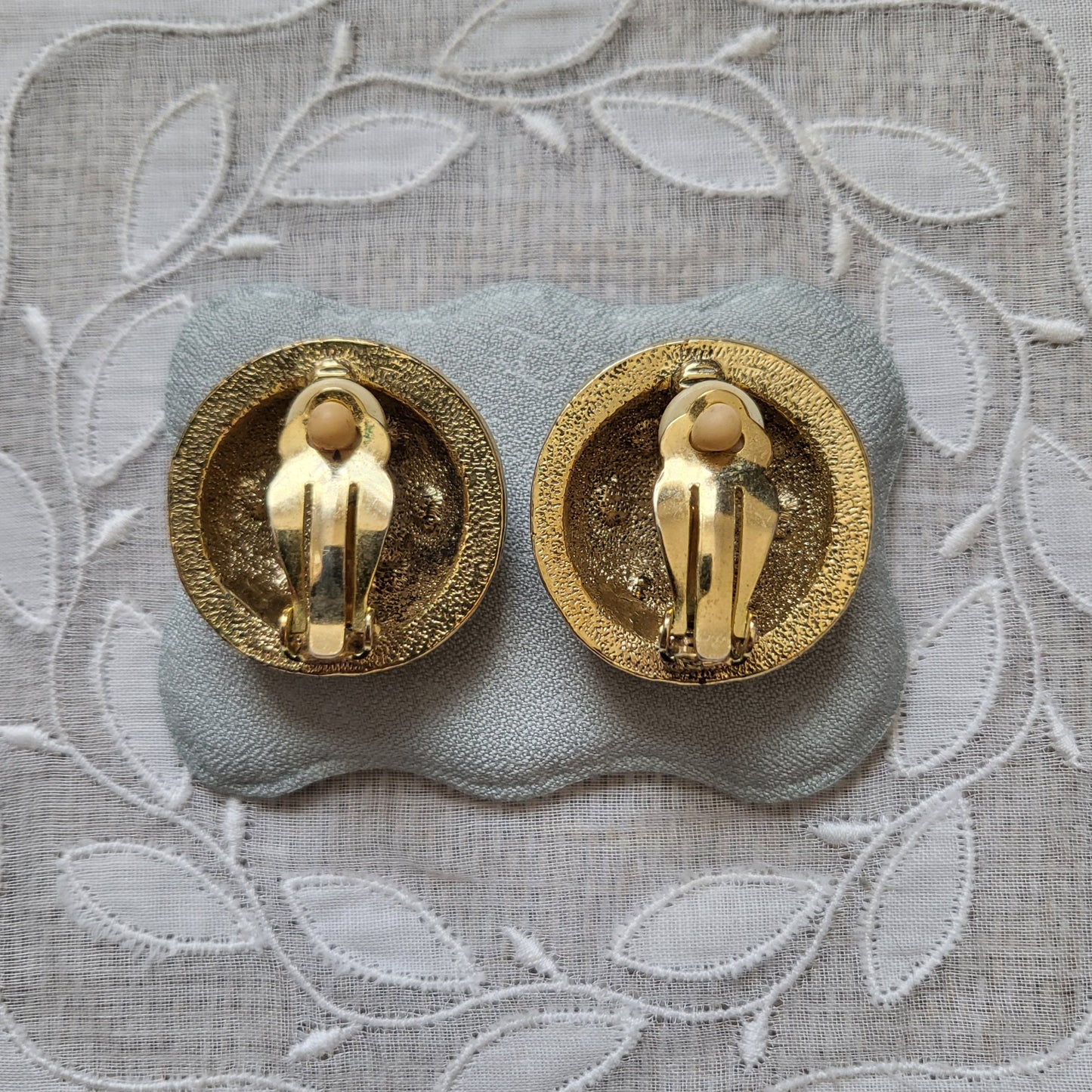 Clip on - Multicoloured Crystal Dome Clip On Earrings