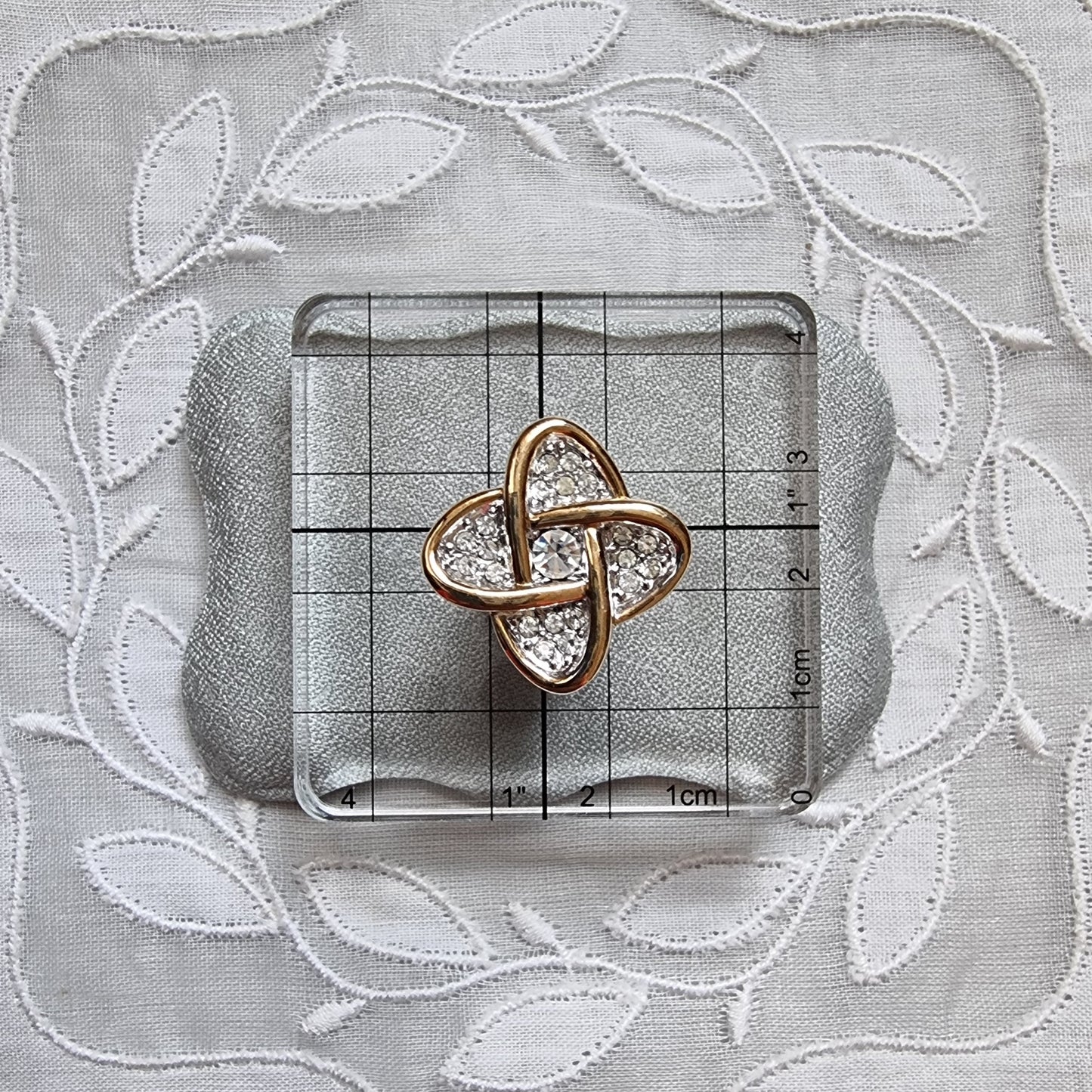 Posts - Gold Crystal Swirl Stud Earrings