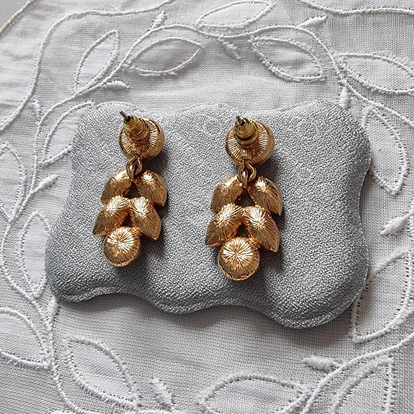 Posts - Monet Faux Pearls and Crystals Drop Earrings