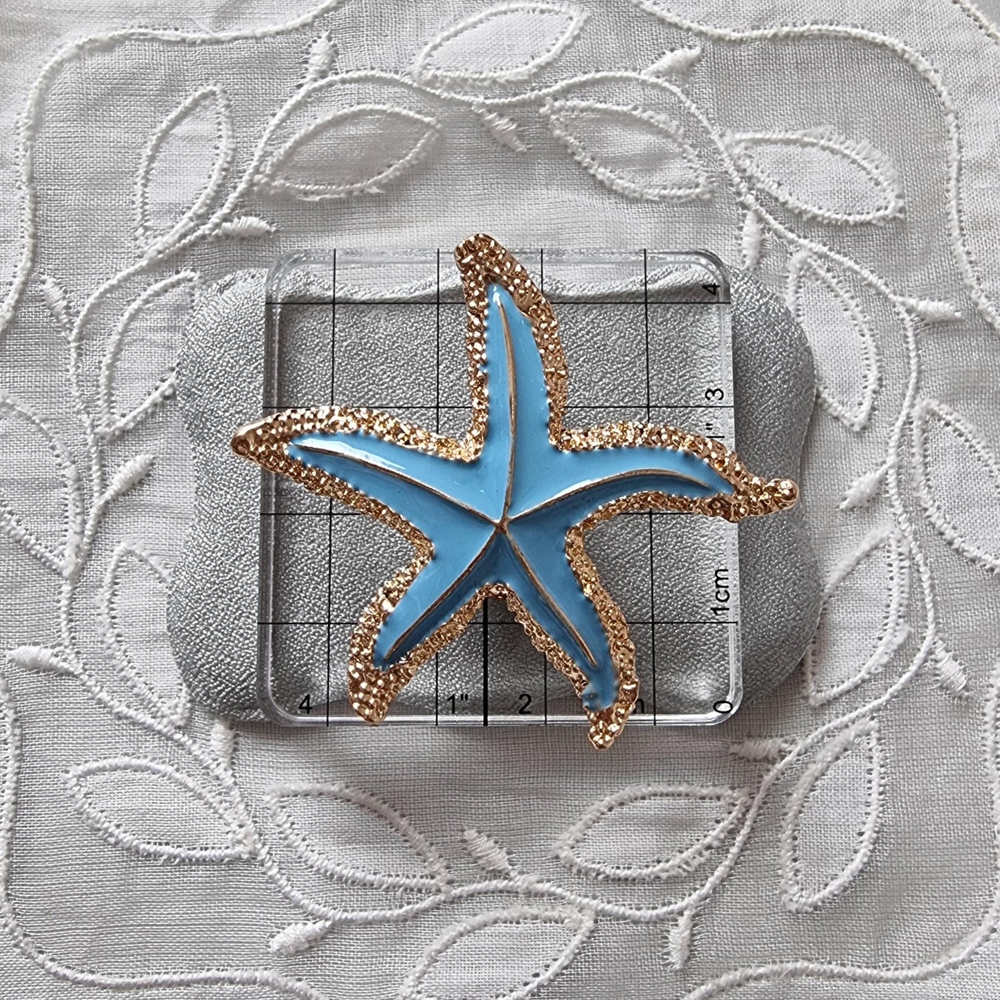 Posts - Turquoise Enamel Statfish Stud Earrings