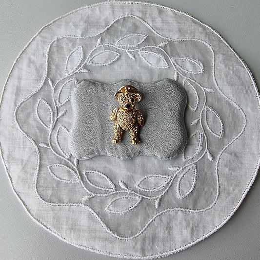 Pin - Articulated Sparkly Teddy Bear Pin Brooch