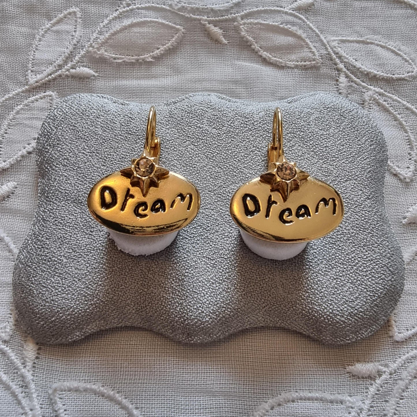 Hooks - Kirks Folly &#39;Dream&#39; Gold Disk Hook Earrings